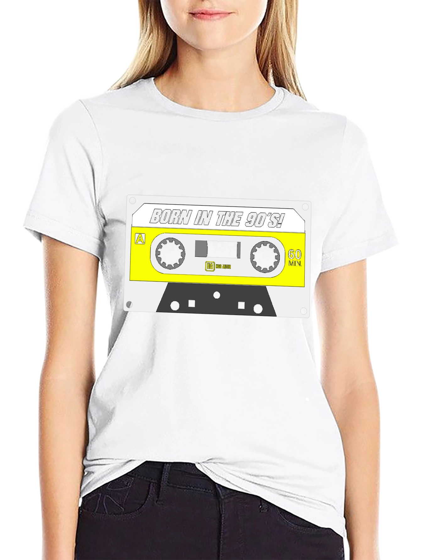 Born in the 90s Cassette Tape Graphic T-Shirt