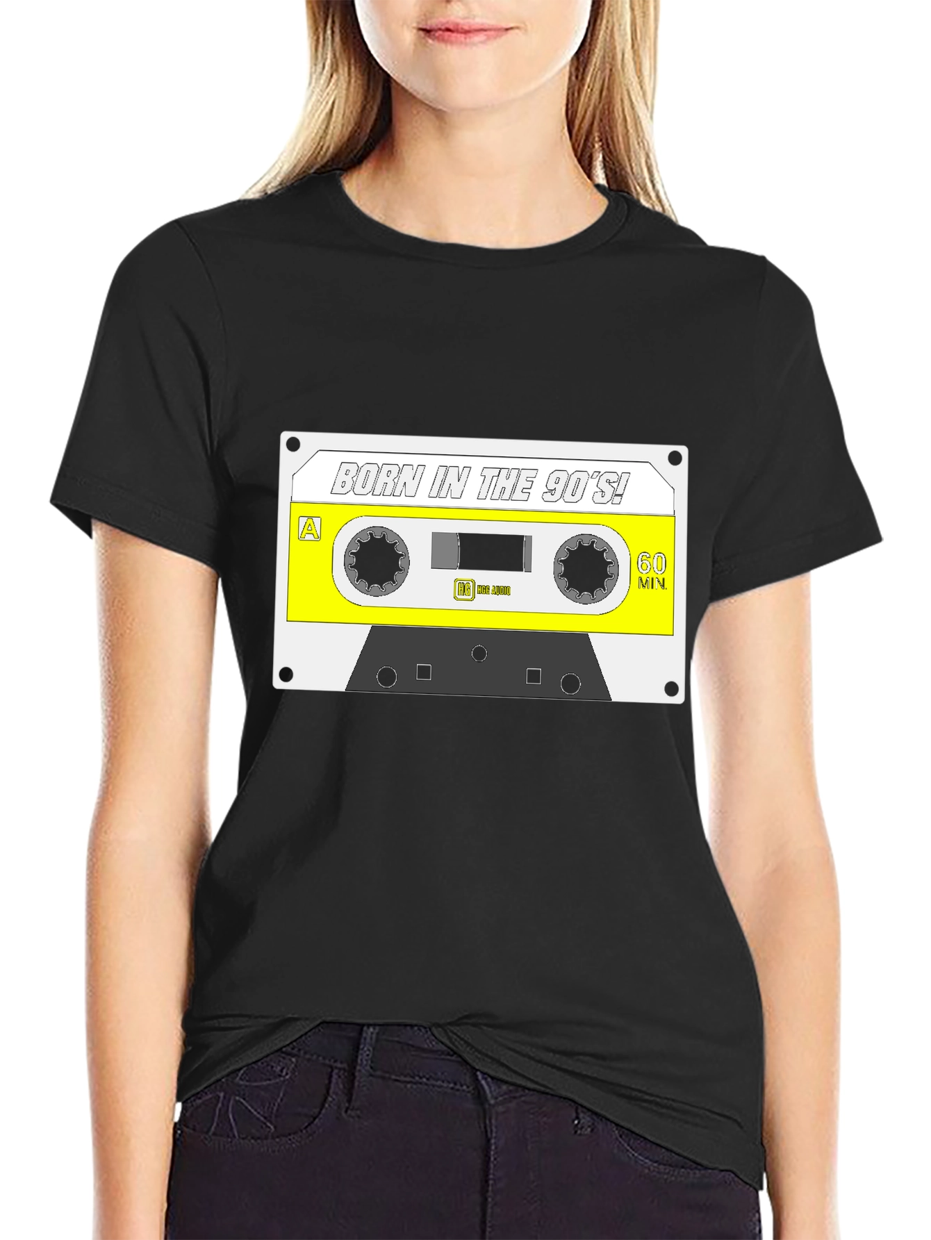 Born in the 90s Cassette Tape Graphic T-Shirt