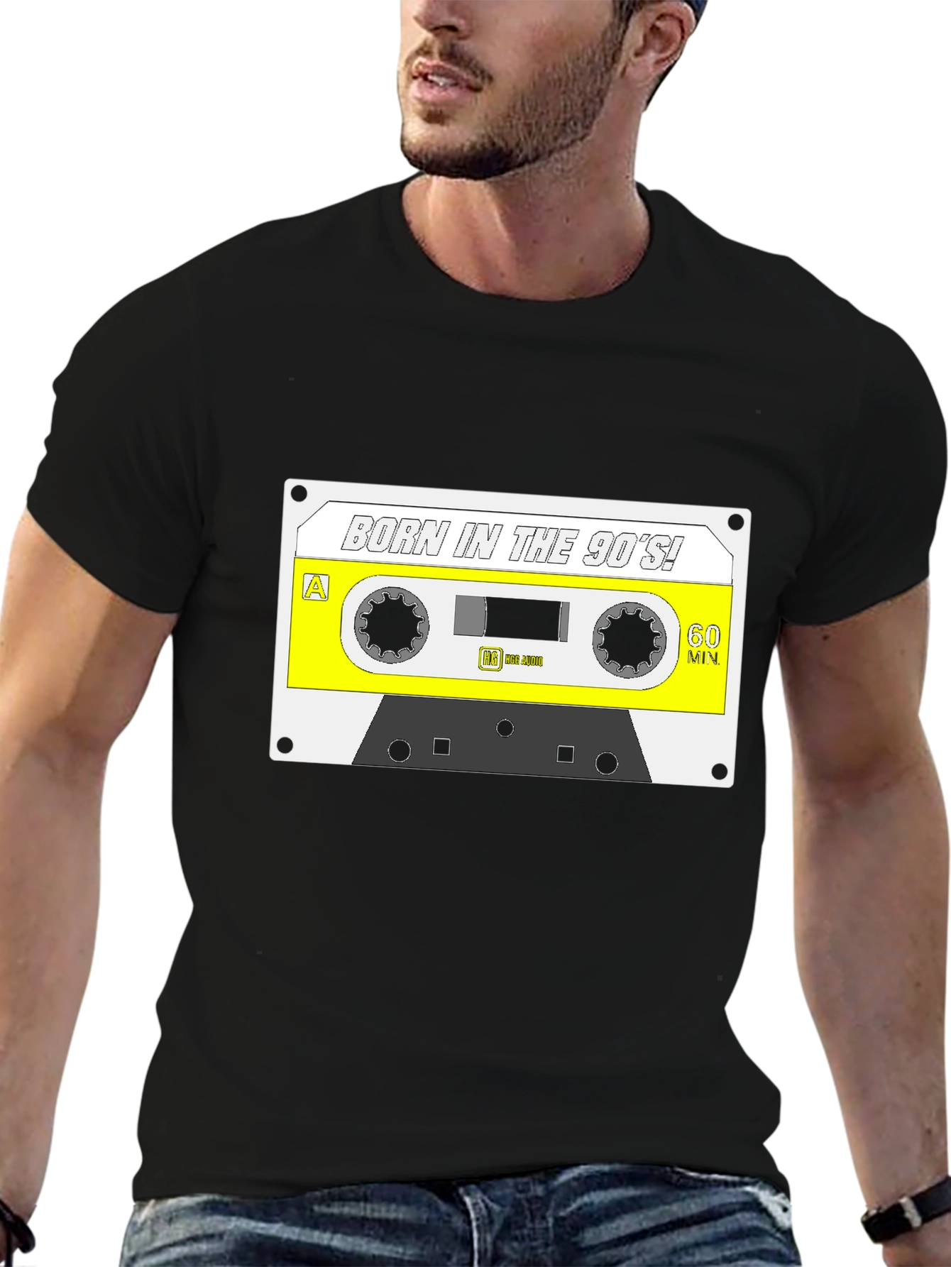Born in the 90s Cassette Tape Graphic T-Shirt