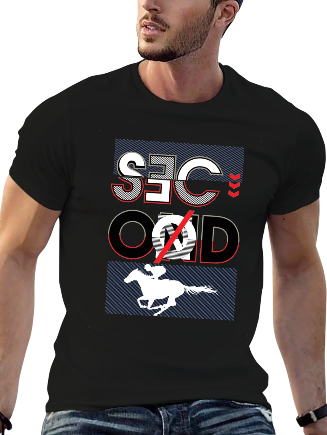 Second To None T-Shirt - Horse Racing