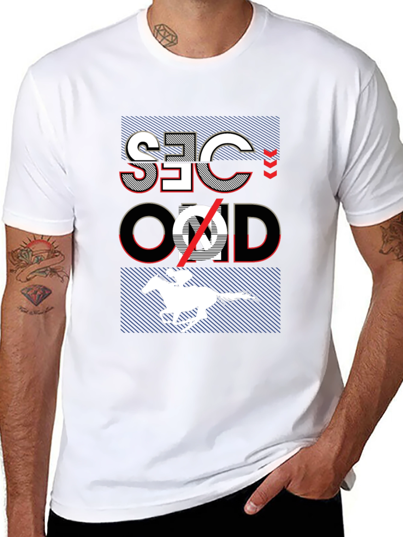 Second To None T-Shirt - Horse Racing