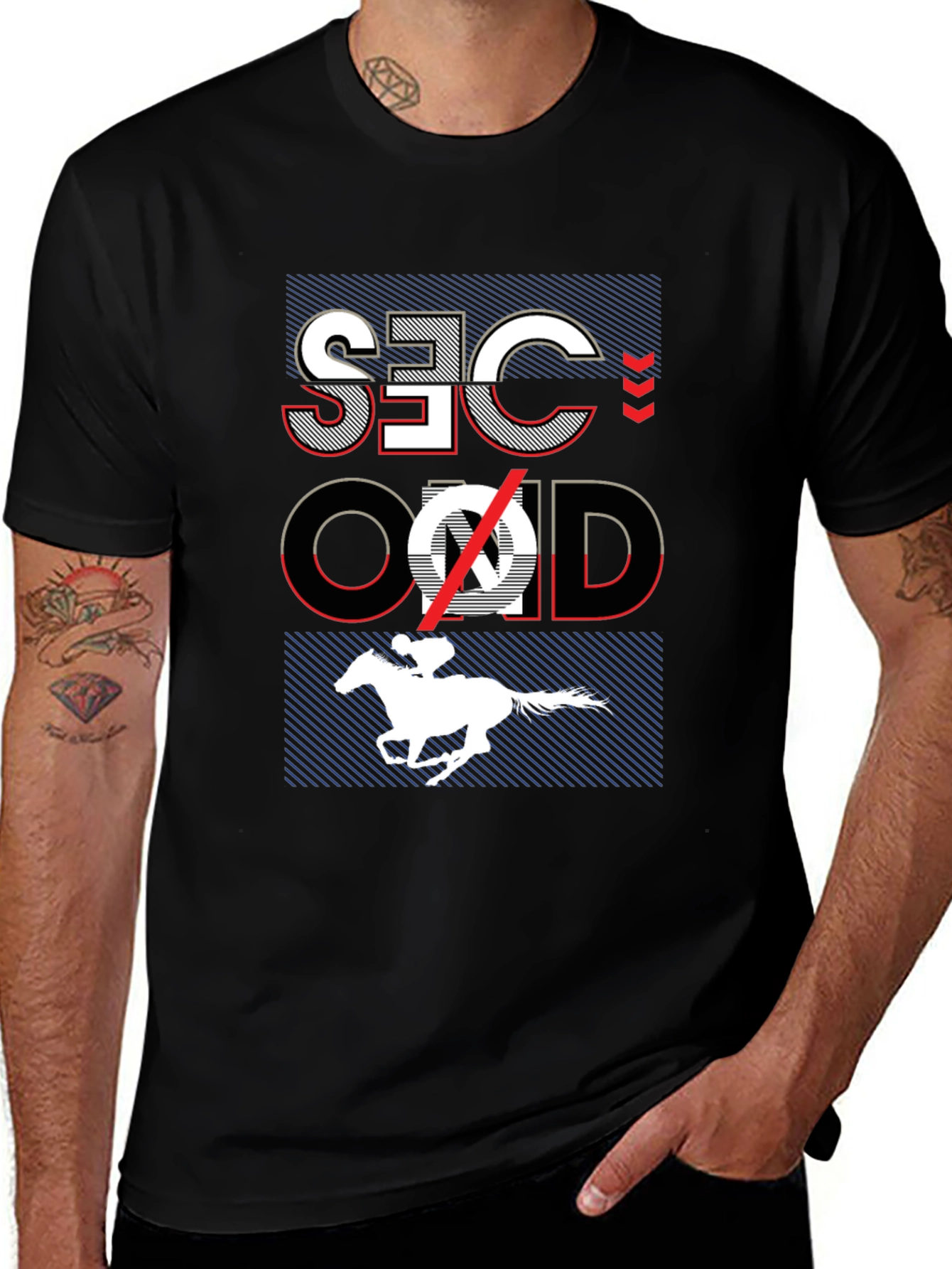 Second To None T-Shirt - Horse Racing
