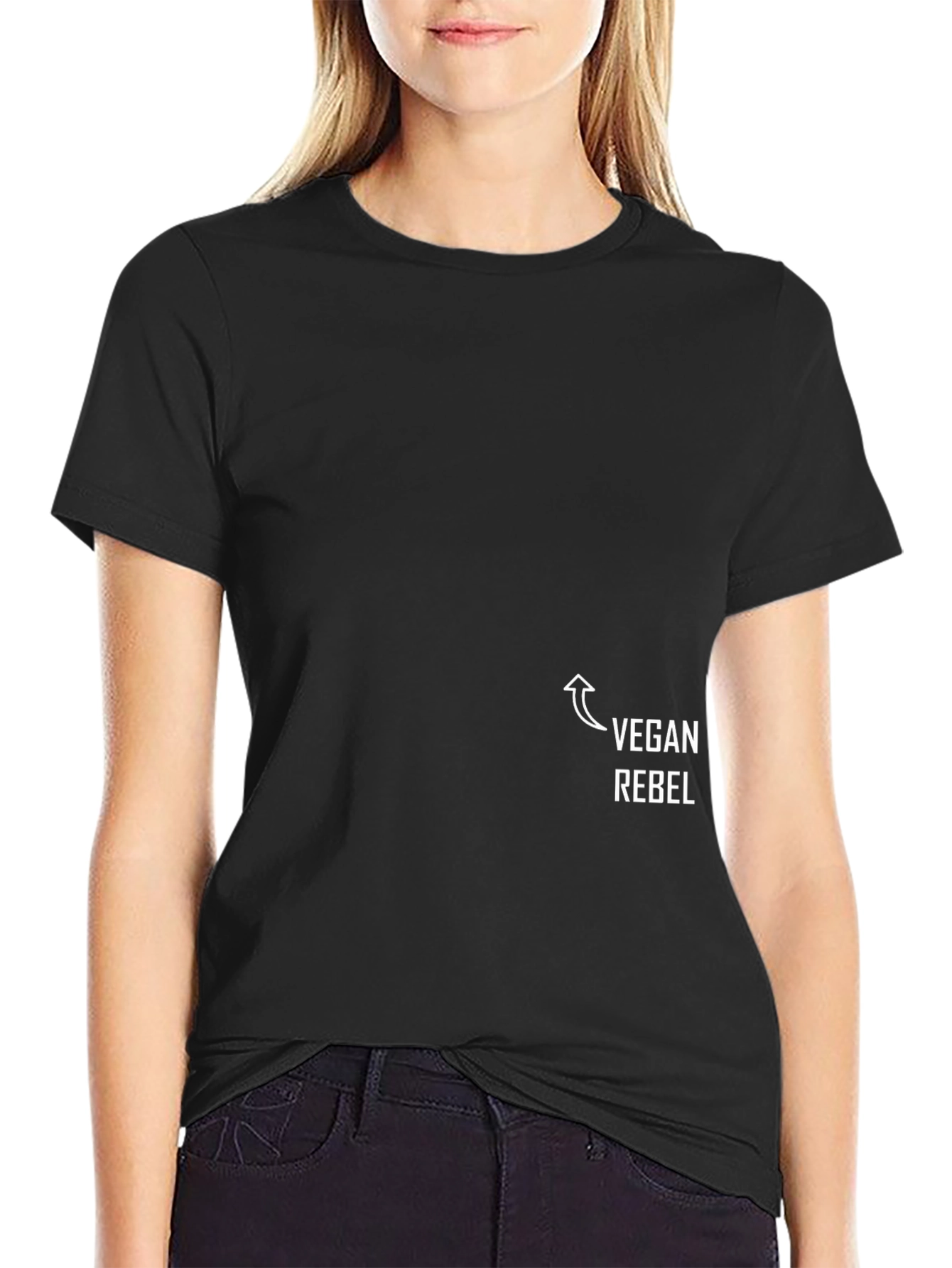 Vegan Rebel Graphic Tee - Stylish Statement T-Shirt