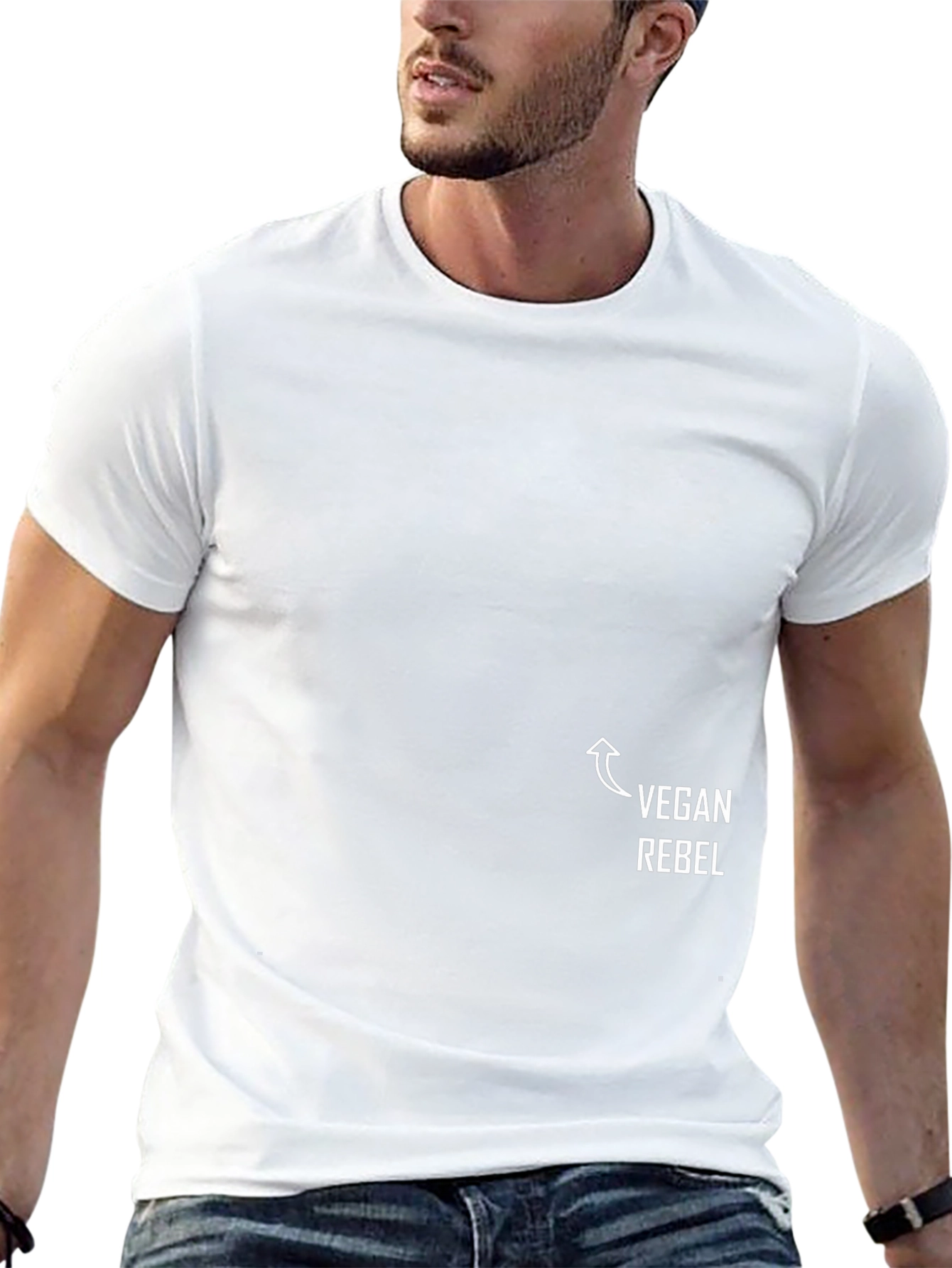 Vegan Rebel Graphic Tee - Stylish Statement T-Shirt