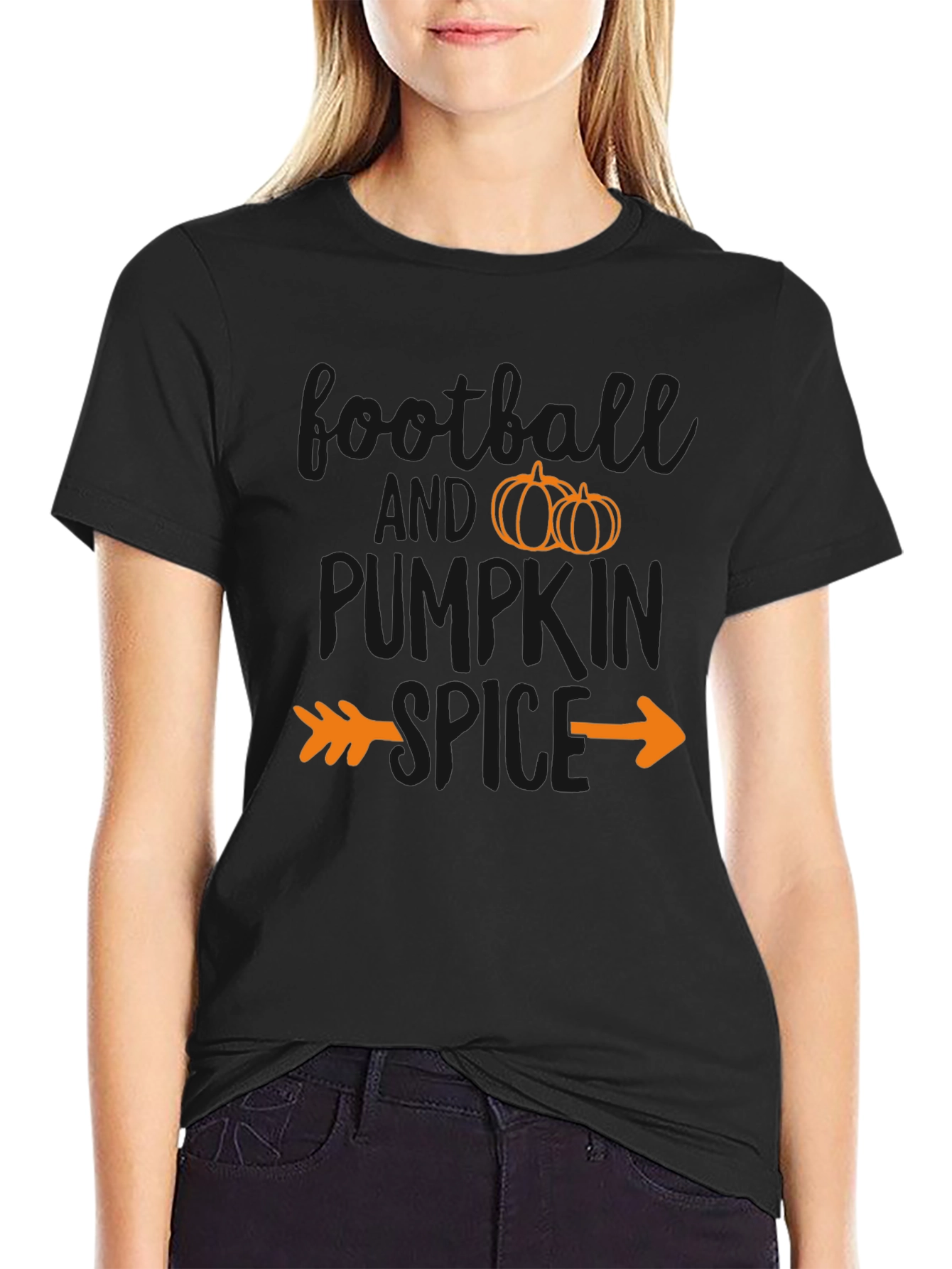 Funny Pumpkin Inside Arrow T-Shirt
