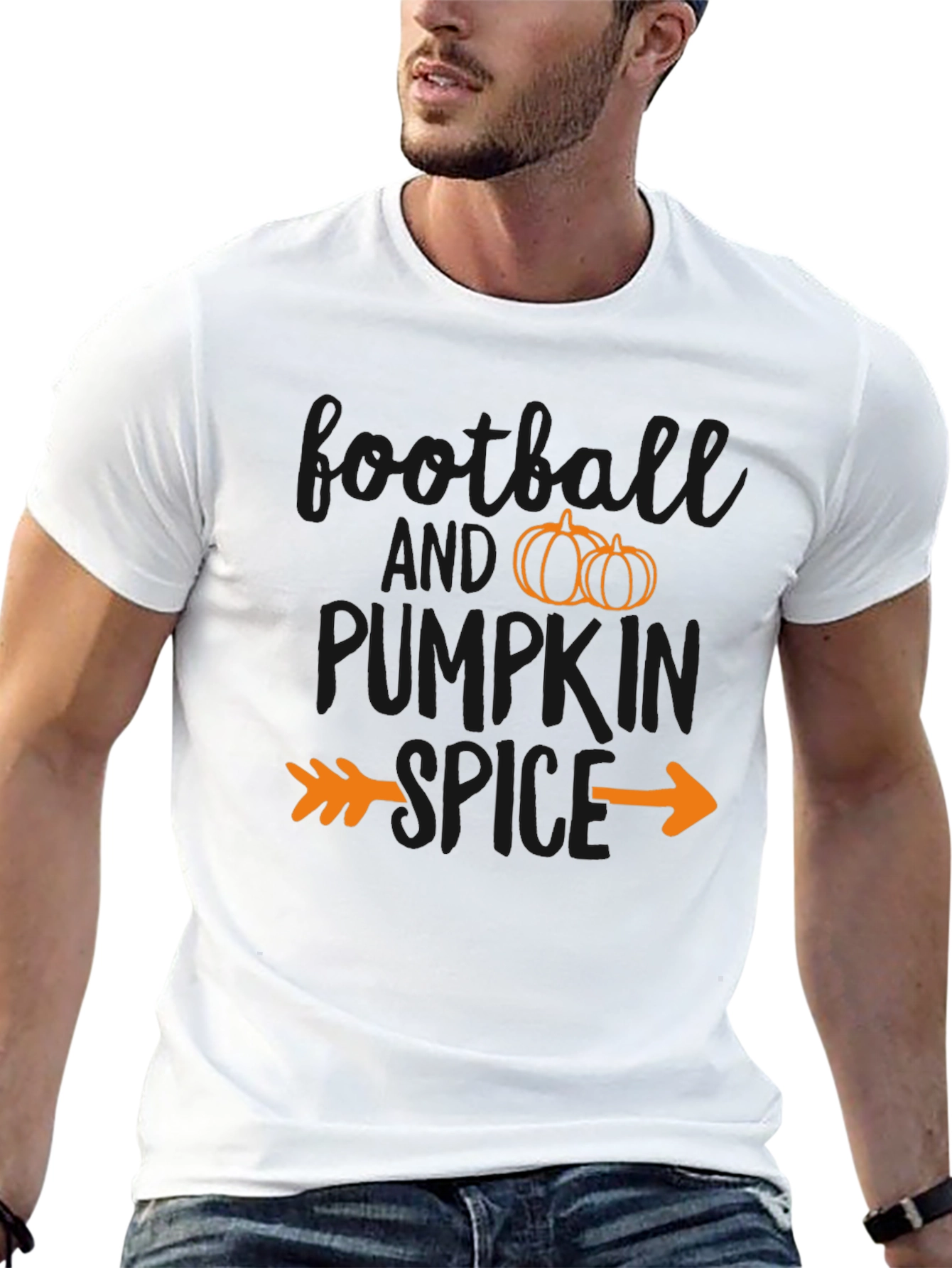 Funny Pumpkin Inside Arrow T-Shirt