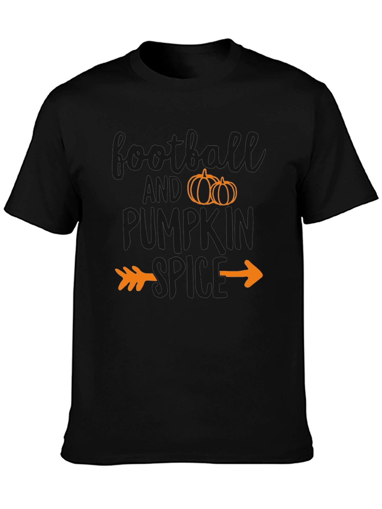 Funny Pumpkin Inside Arrow T-Shirt