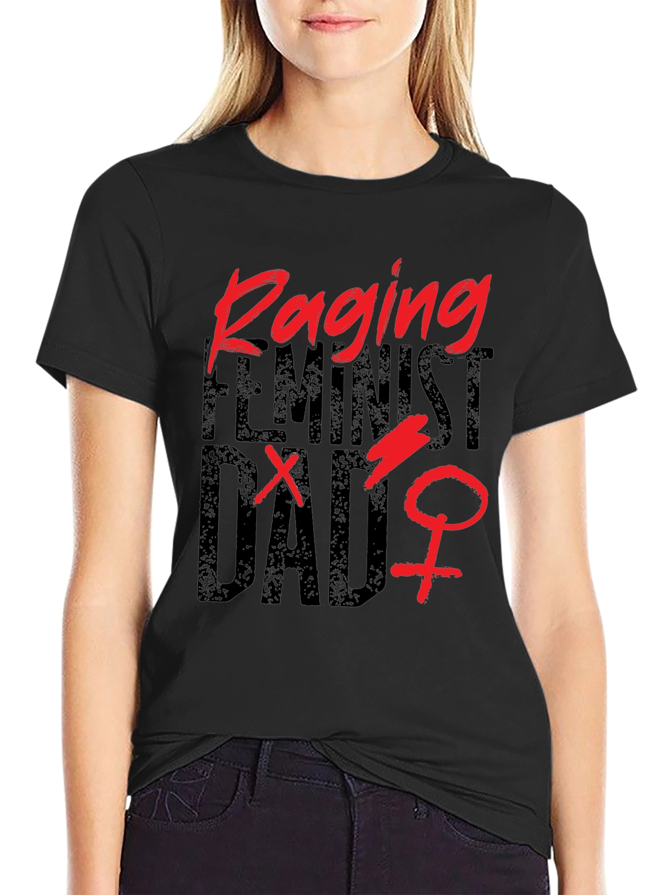 Raging Feminist Dad Graphic Tee