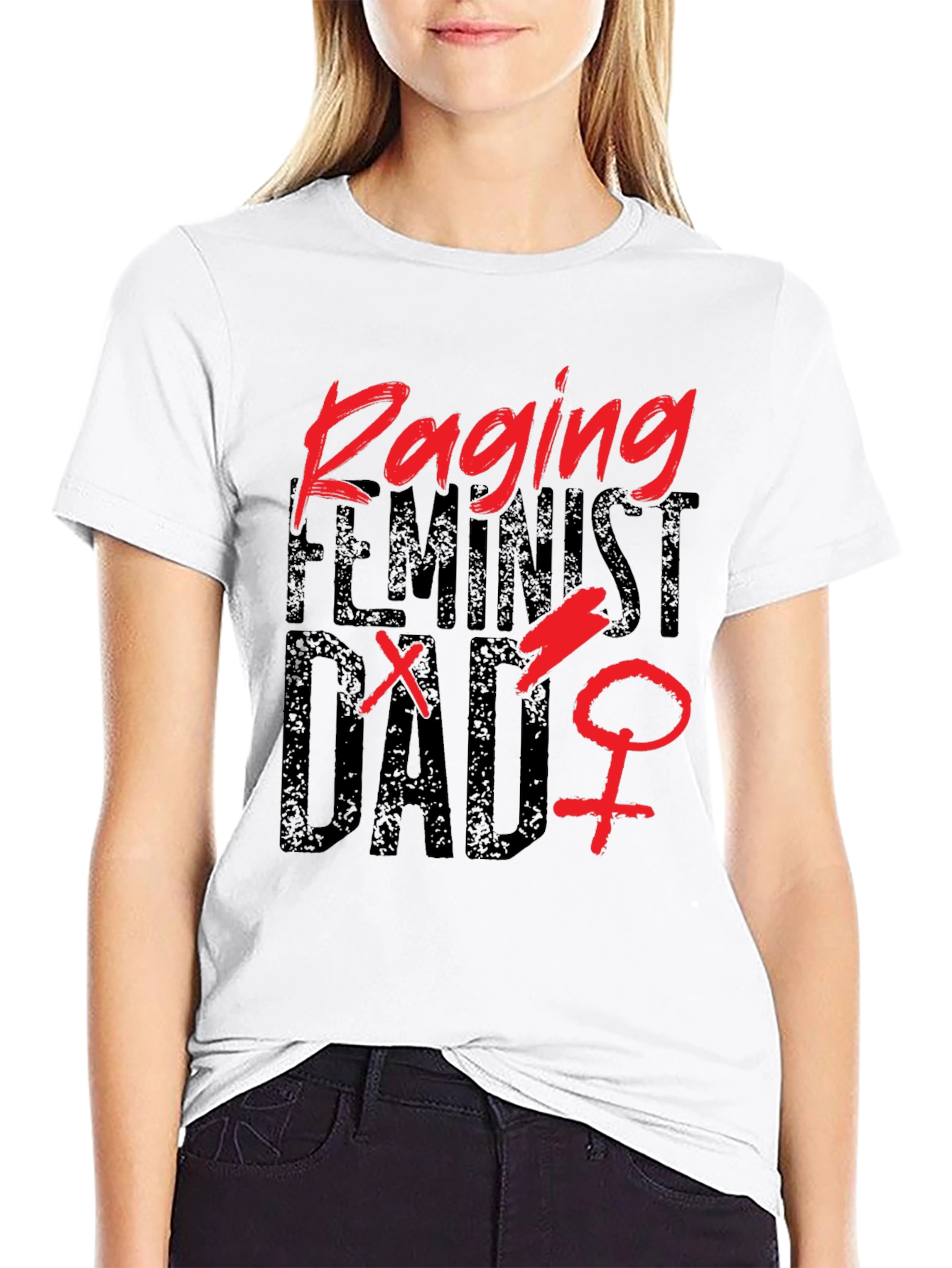 Raging Feminist Dad Graphic Tee