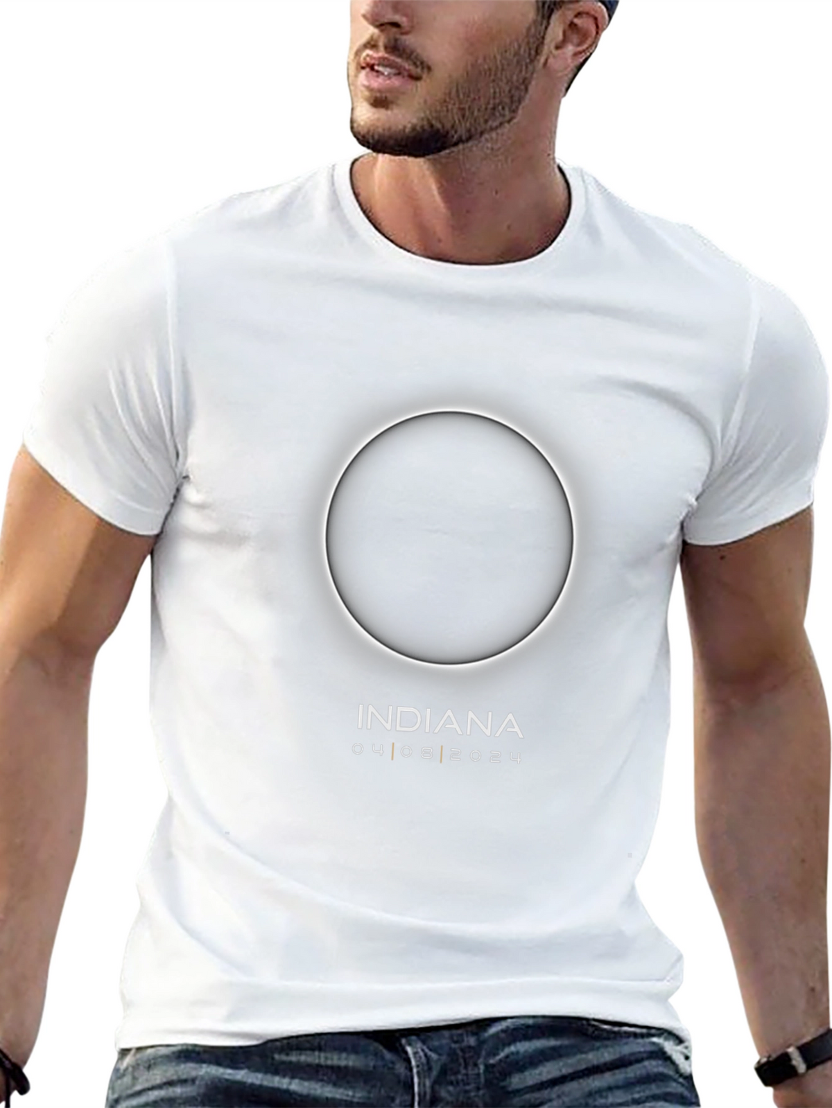 Indiana Total Solar Eclipse 2024 Souvenir T-Shirt