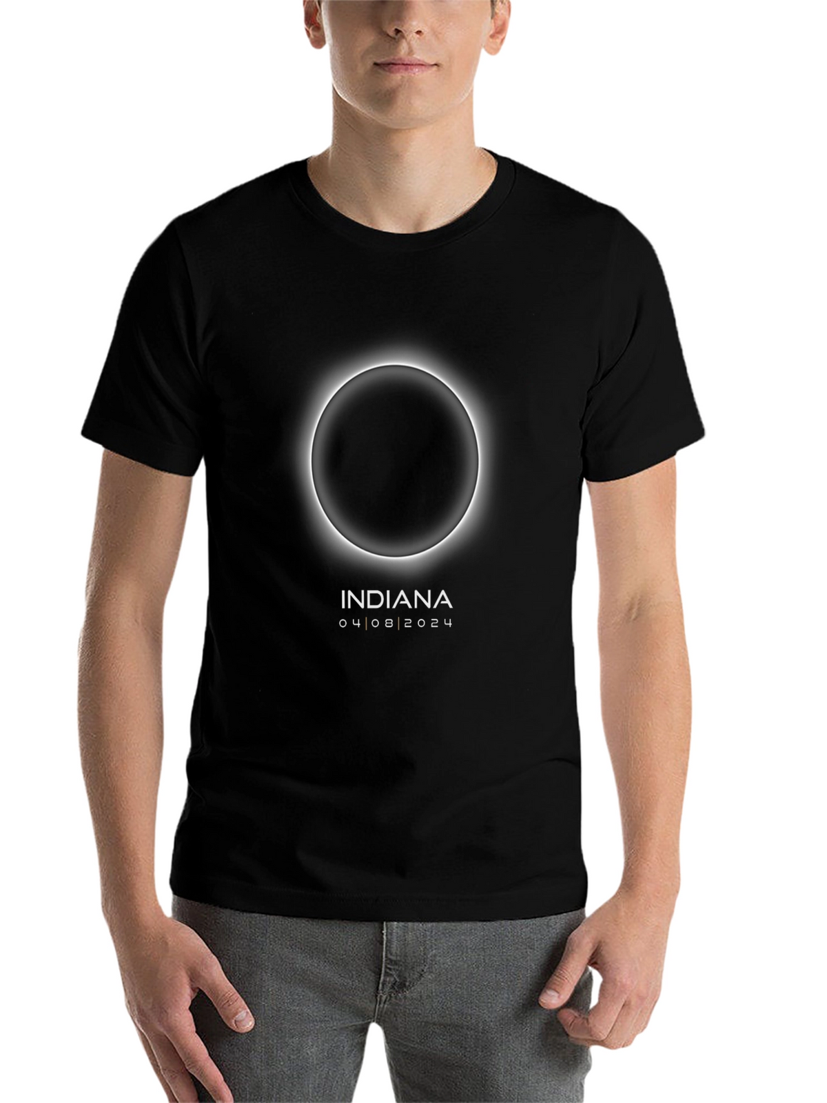 Indiana Total Solar Eclipse 2024 Souvenir T-Shirt