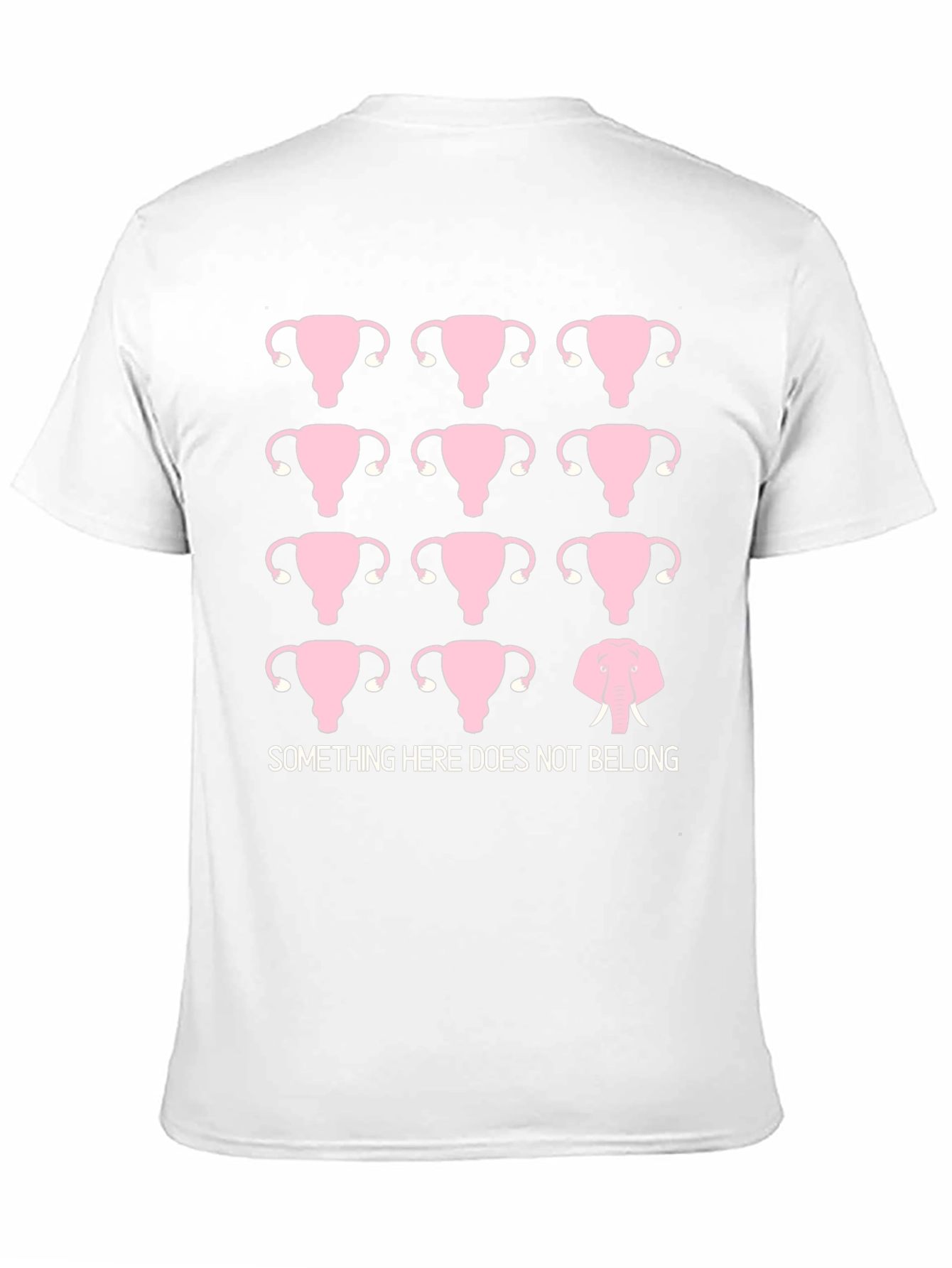 Uterus Elephant T-Shirt: Something Doesnt Belong