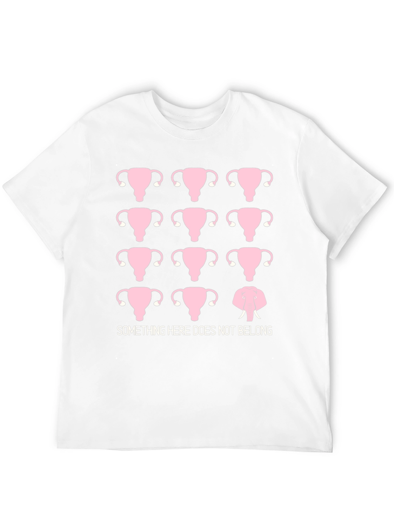 Uterus Elephant T-Shirt: Something Doesnt Belong