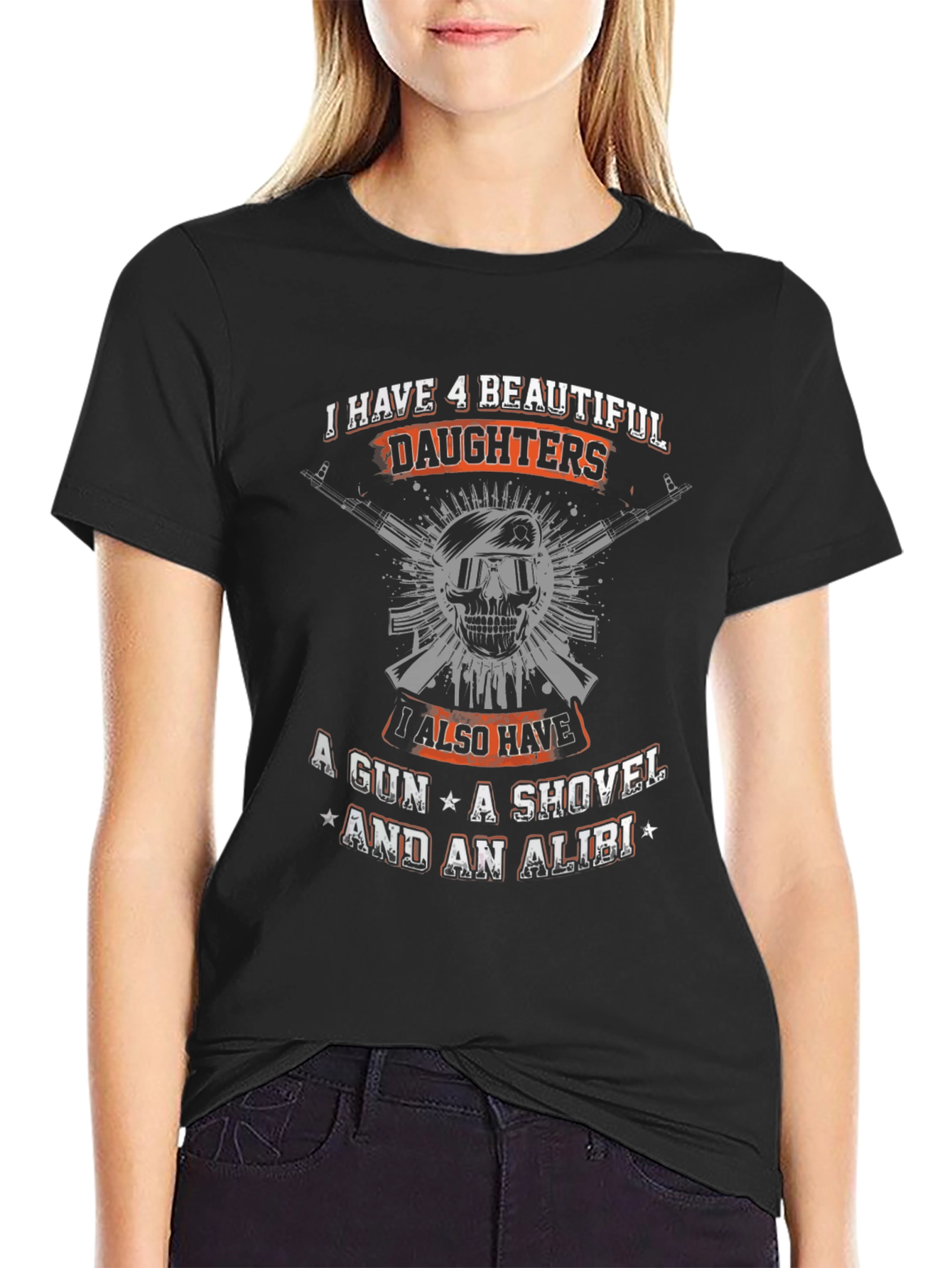 I Have 4 Beautiful Daughters T-Shirt