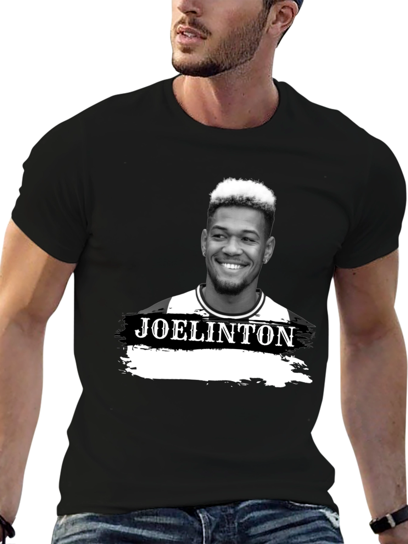 Joelinton T-Shirt - Black Graphic Tee