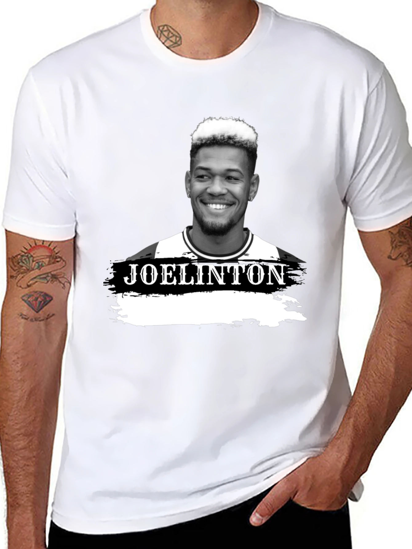 Joelinton T-Shirt - Black Graphic Tee