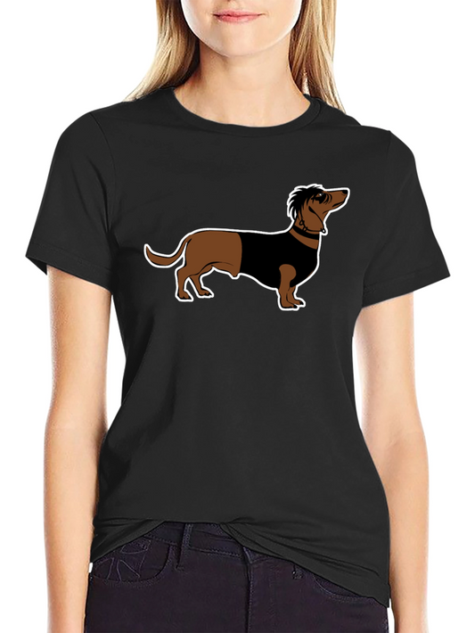 Dachshund Graphic T-Shirt - Cool Dog Design