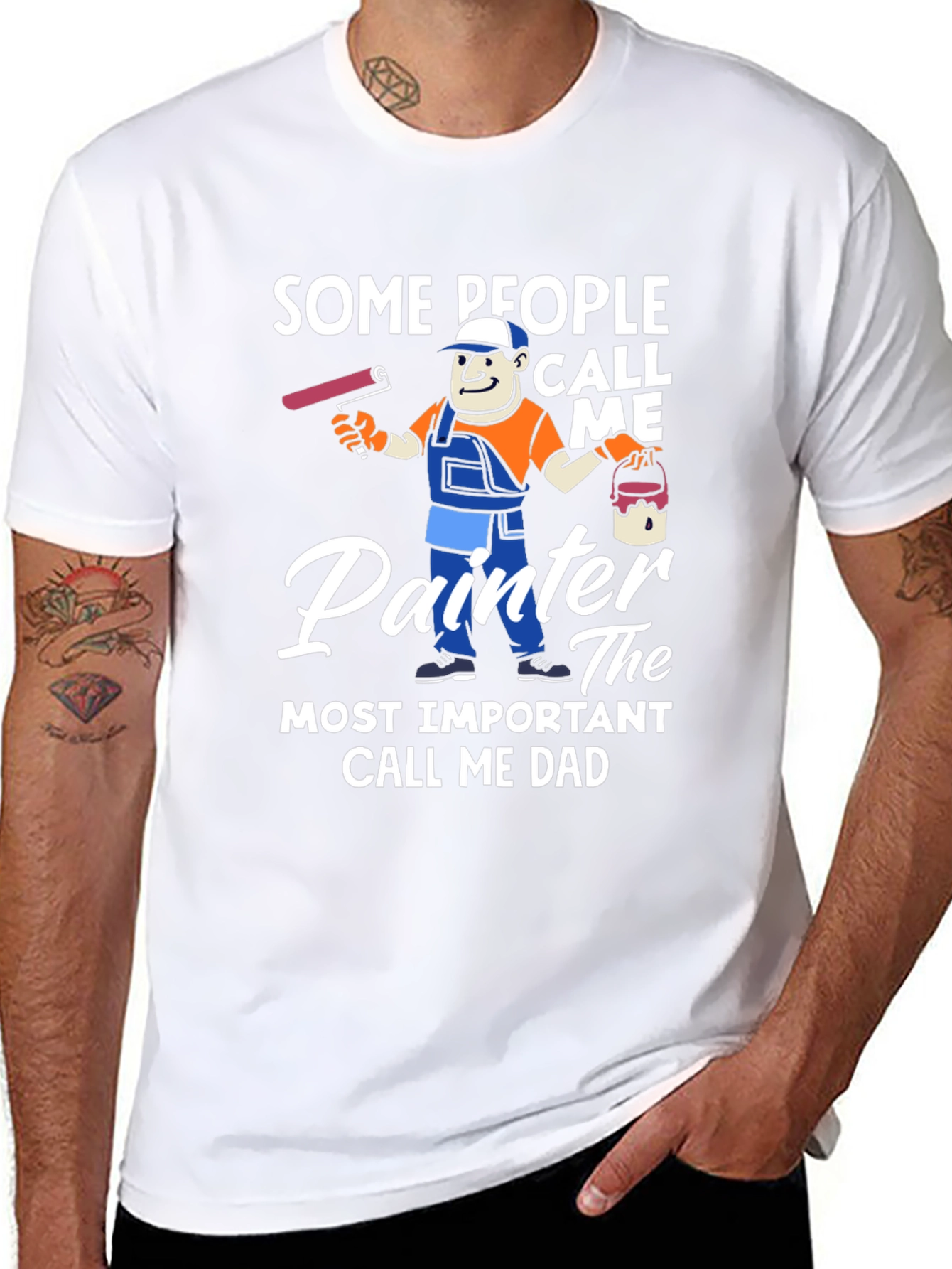Painter Dad T-Shirt - Funny Fathers Day Gift
