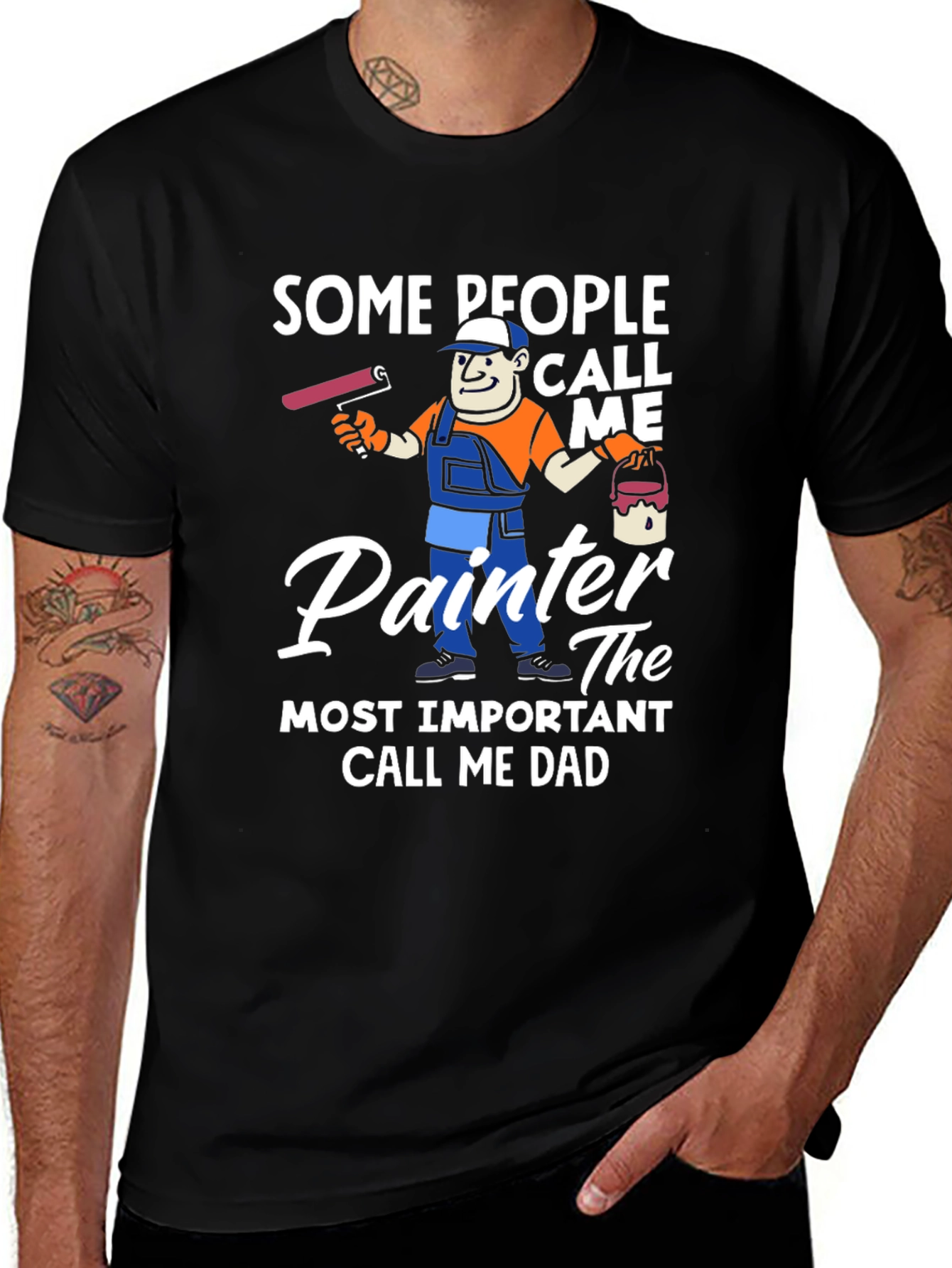 Painter Dad T-Shirt - Funny Fathers Day Gift