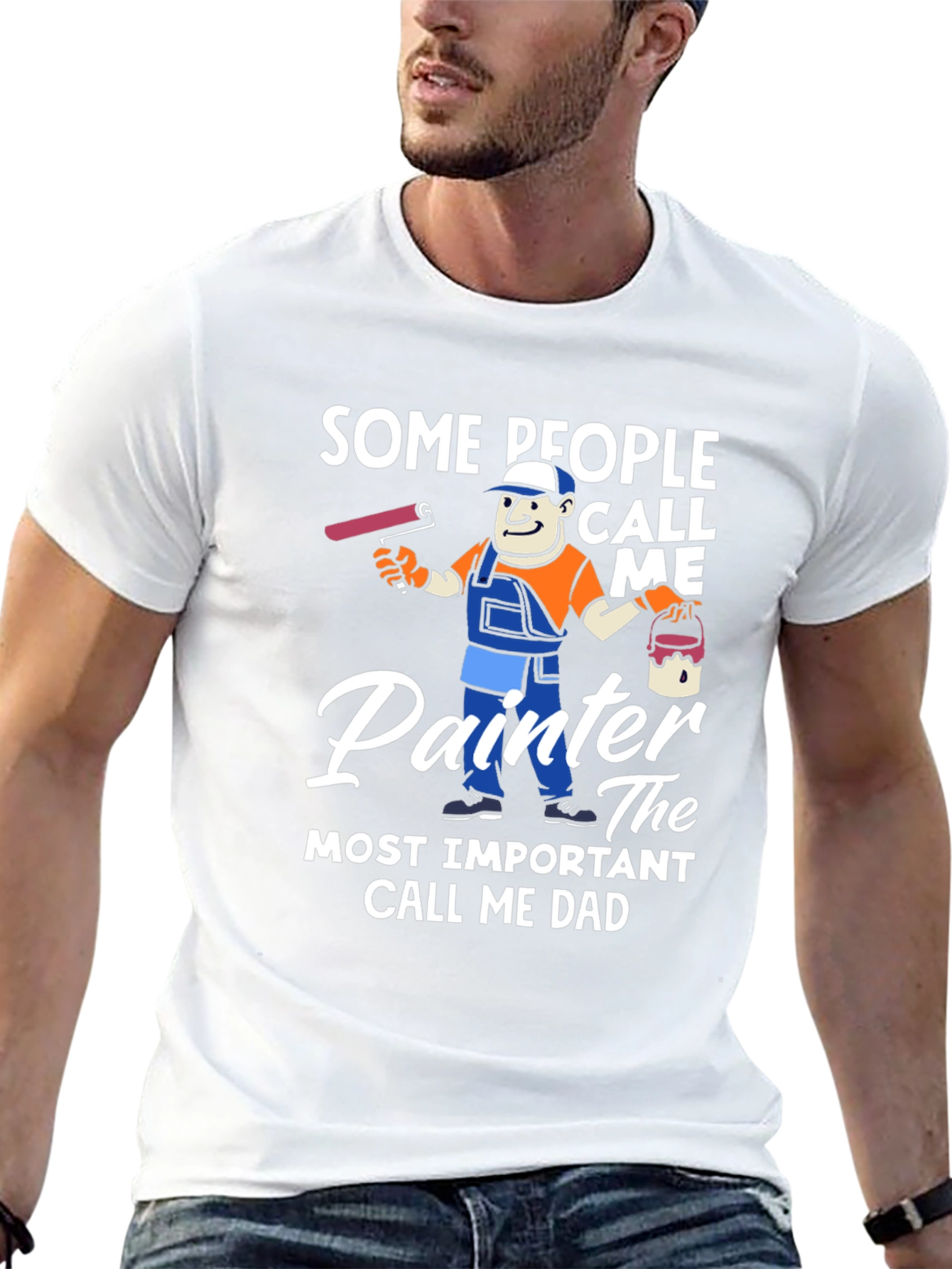 Painter Dad T-Shirt - Funny Fathers Day Gift