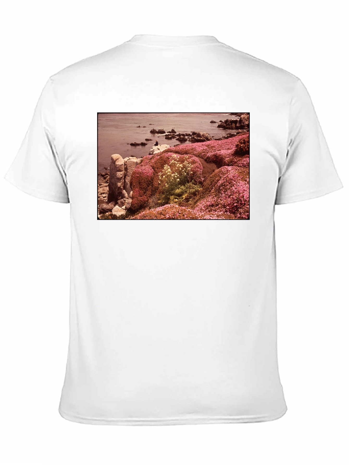 Coastal Bloom Graphic Tee - Black