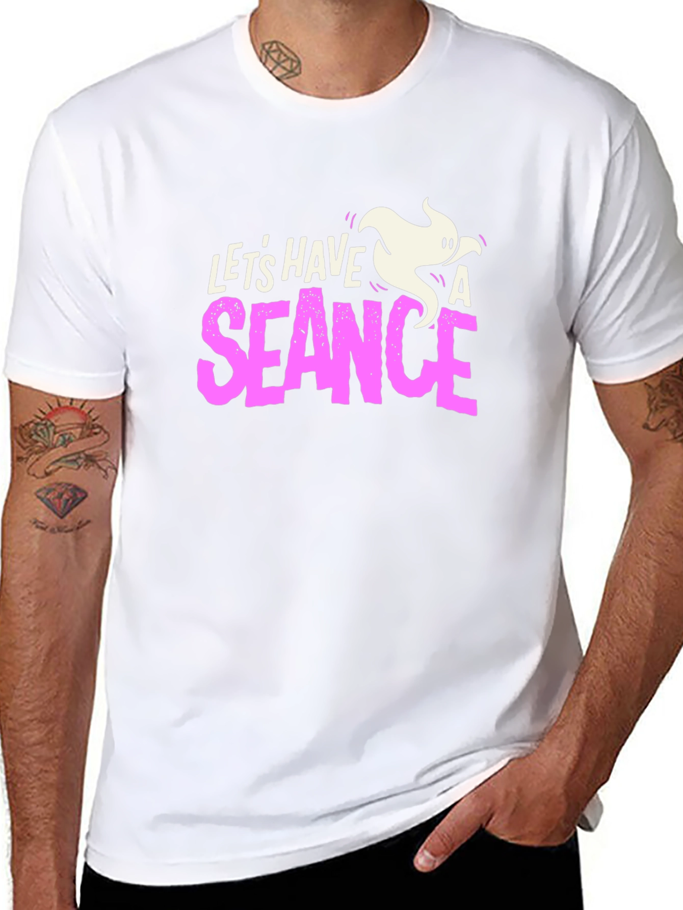 Lets Have a Seance Black Graphic Tee