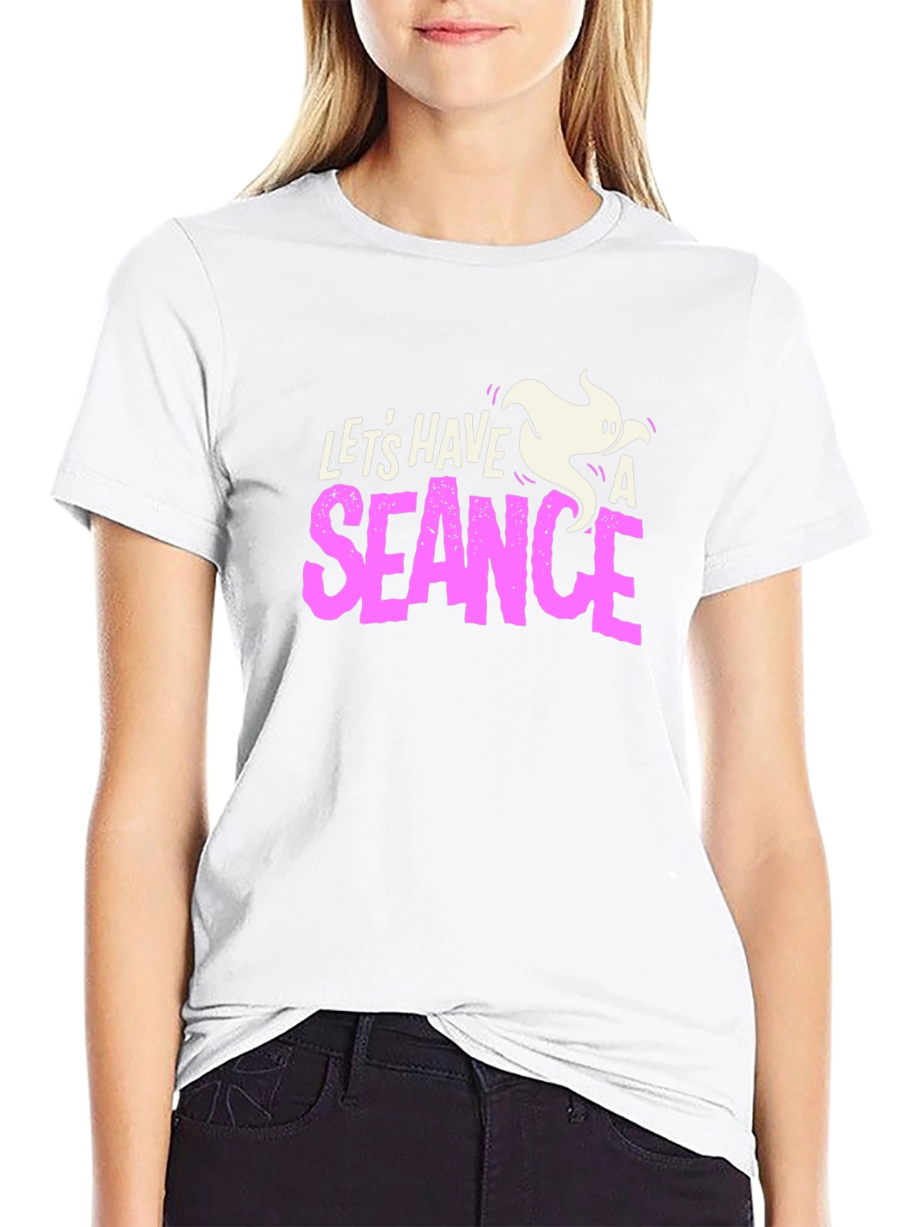 Lets Have a Seance Black Graphic Tee