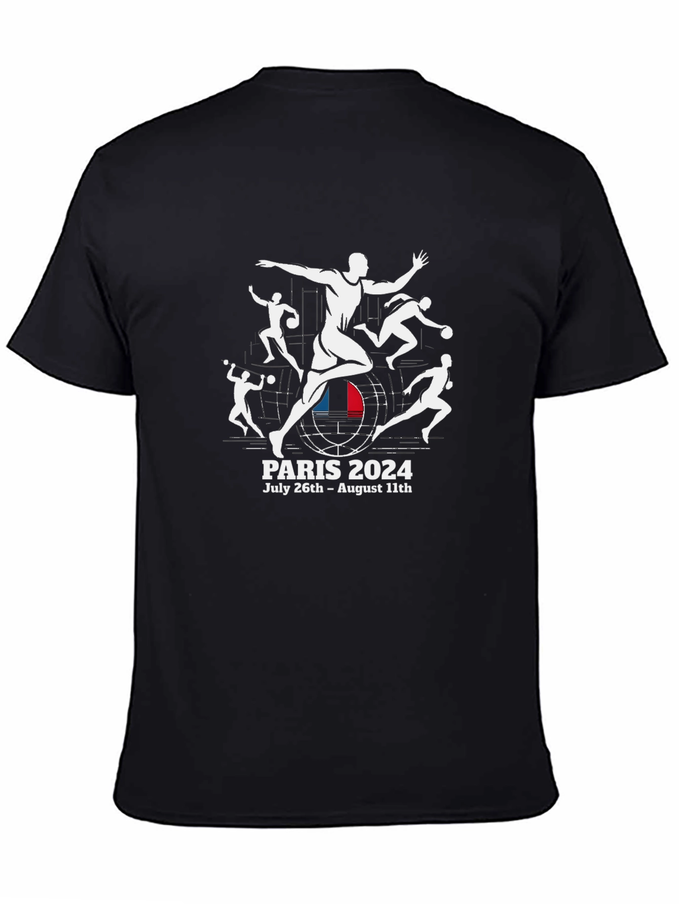 Paris 2024 Olympics Black T-Shirt