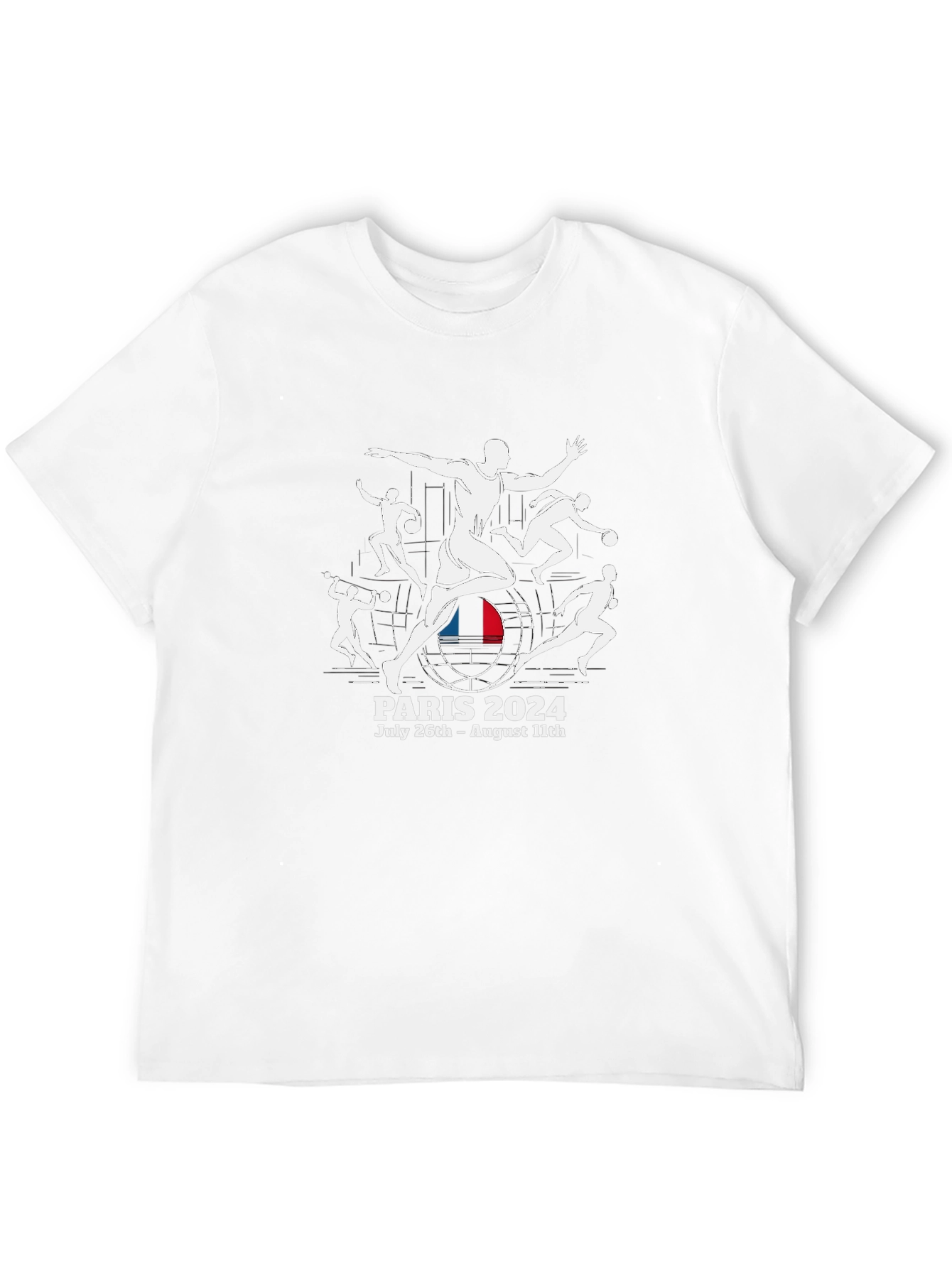 Paris 2024 Olympics Black T-Shirt