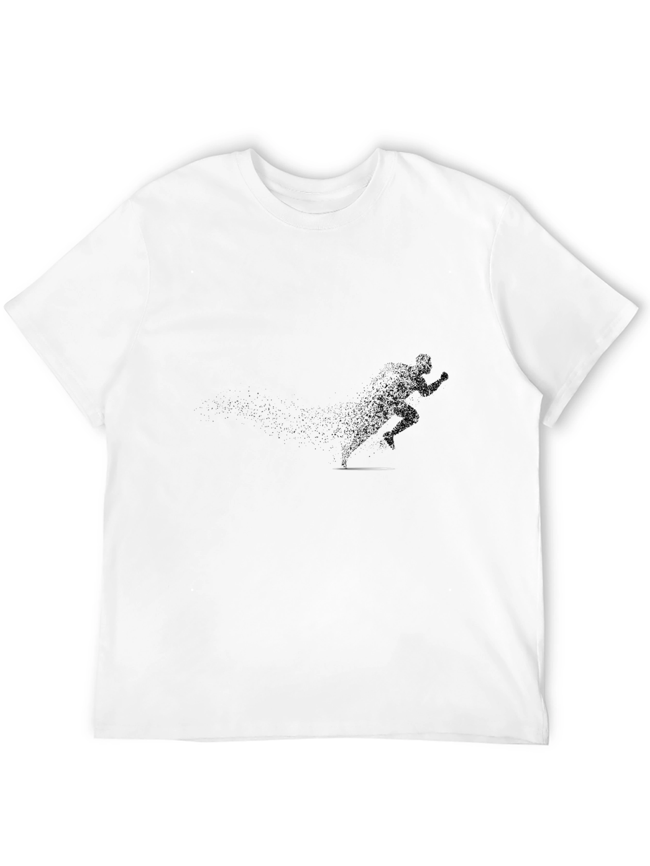 Black Runner Graphic Tee - Athlete Style