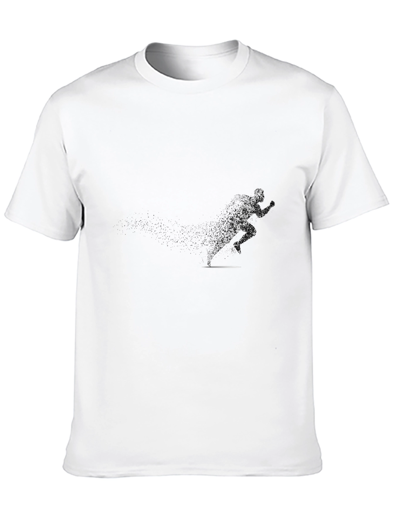Black Runner Graphic Tee - Athlete Style