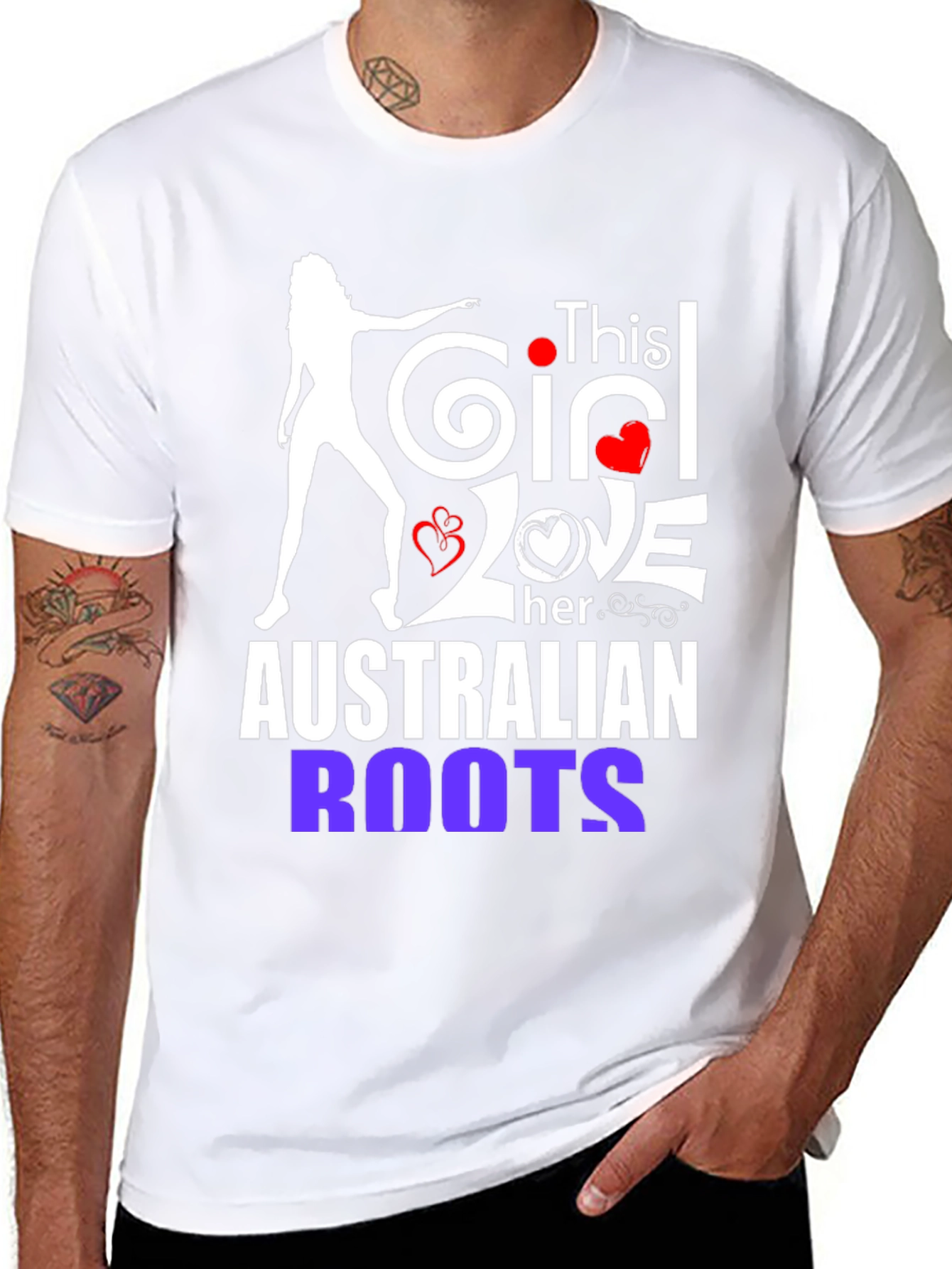 Australian Roots Girls Love T-Shirt