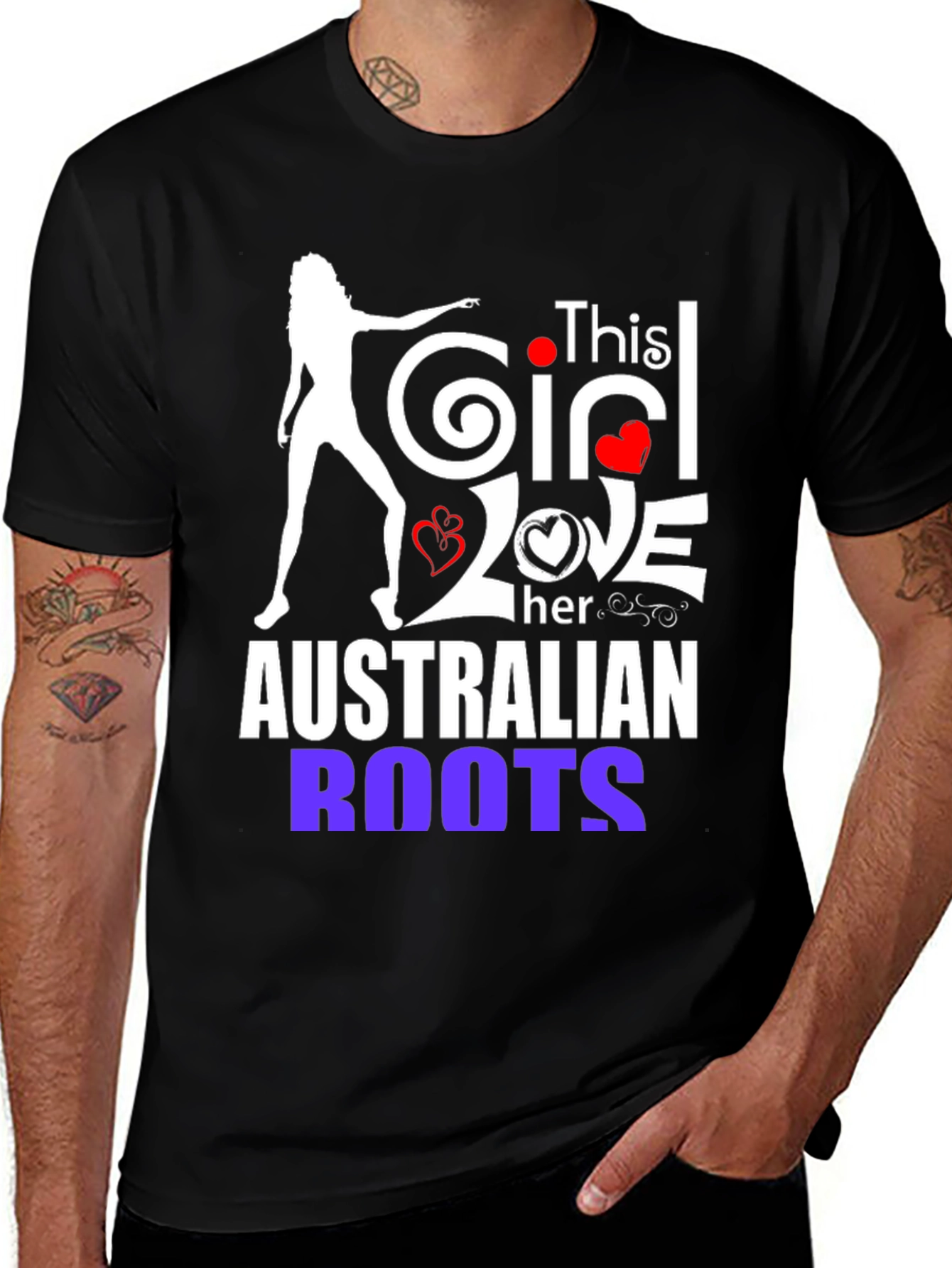 Australian Roots Girls Love T-Shirt