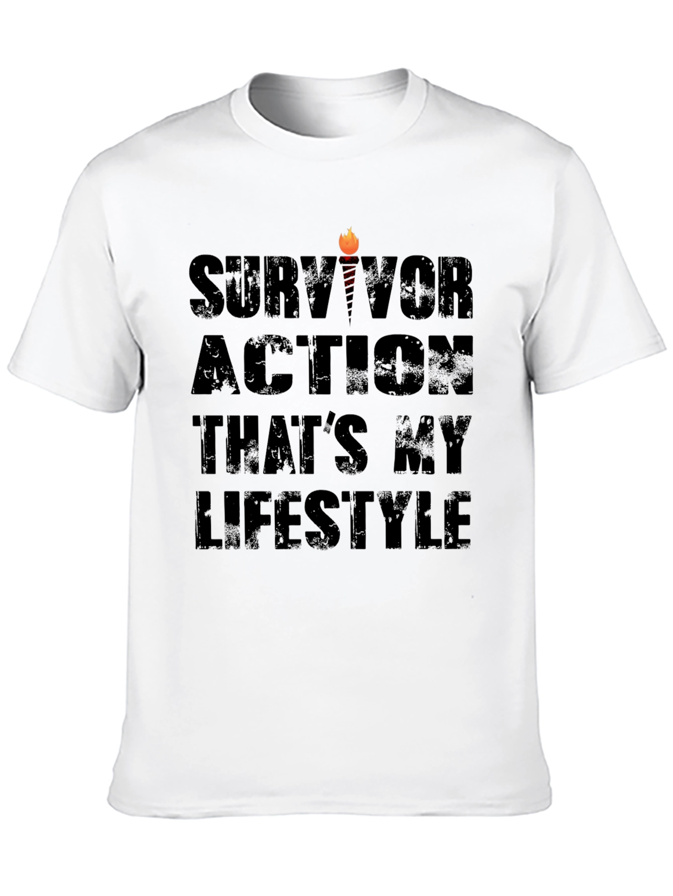 Survivor Action Lifestyle Graphic Tee