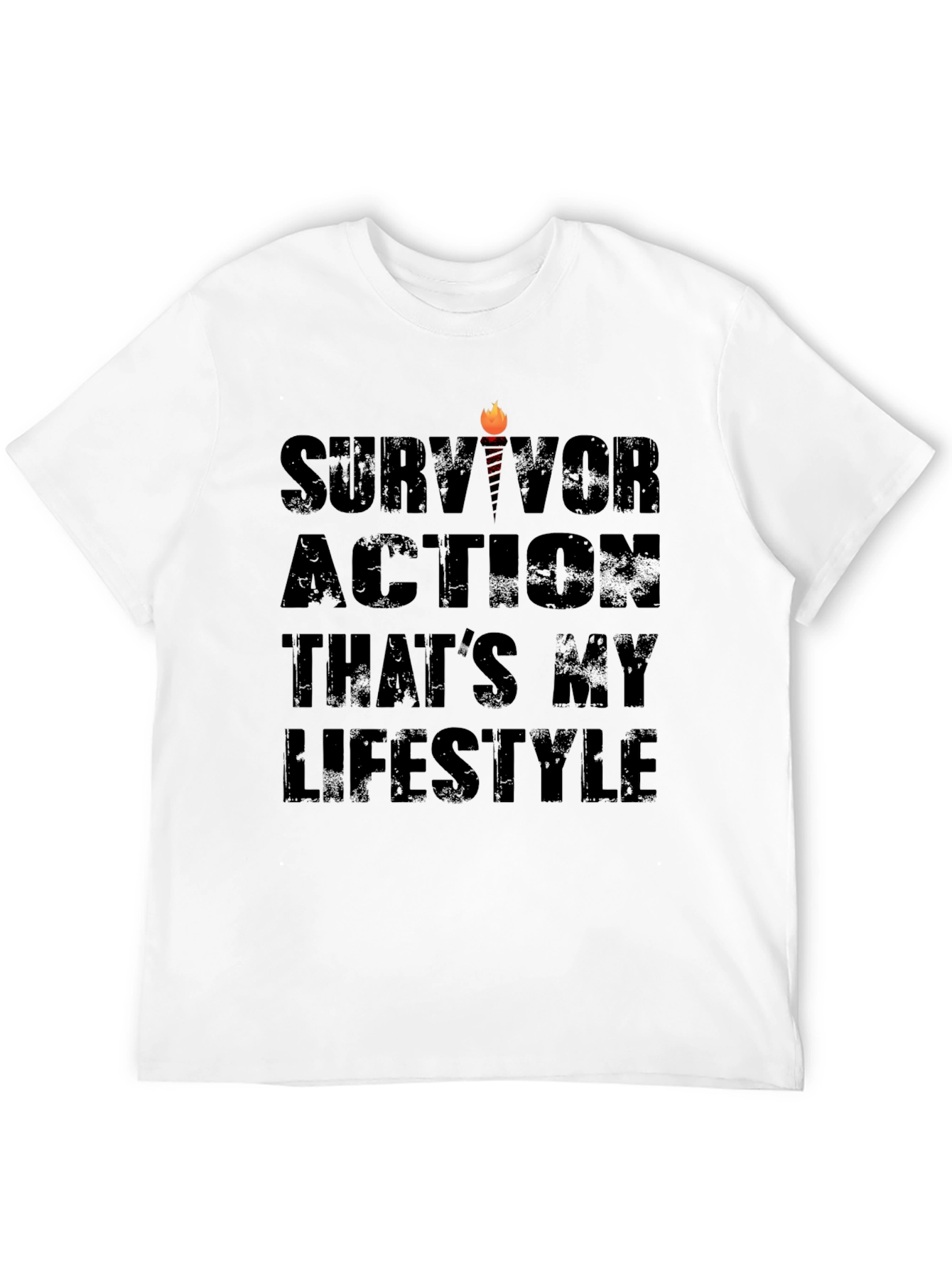 Survivor Action Lifestyle Graphic Tee