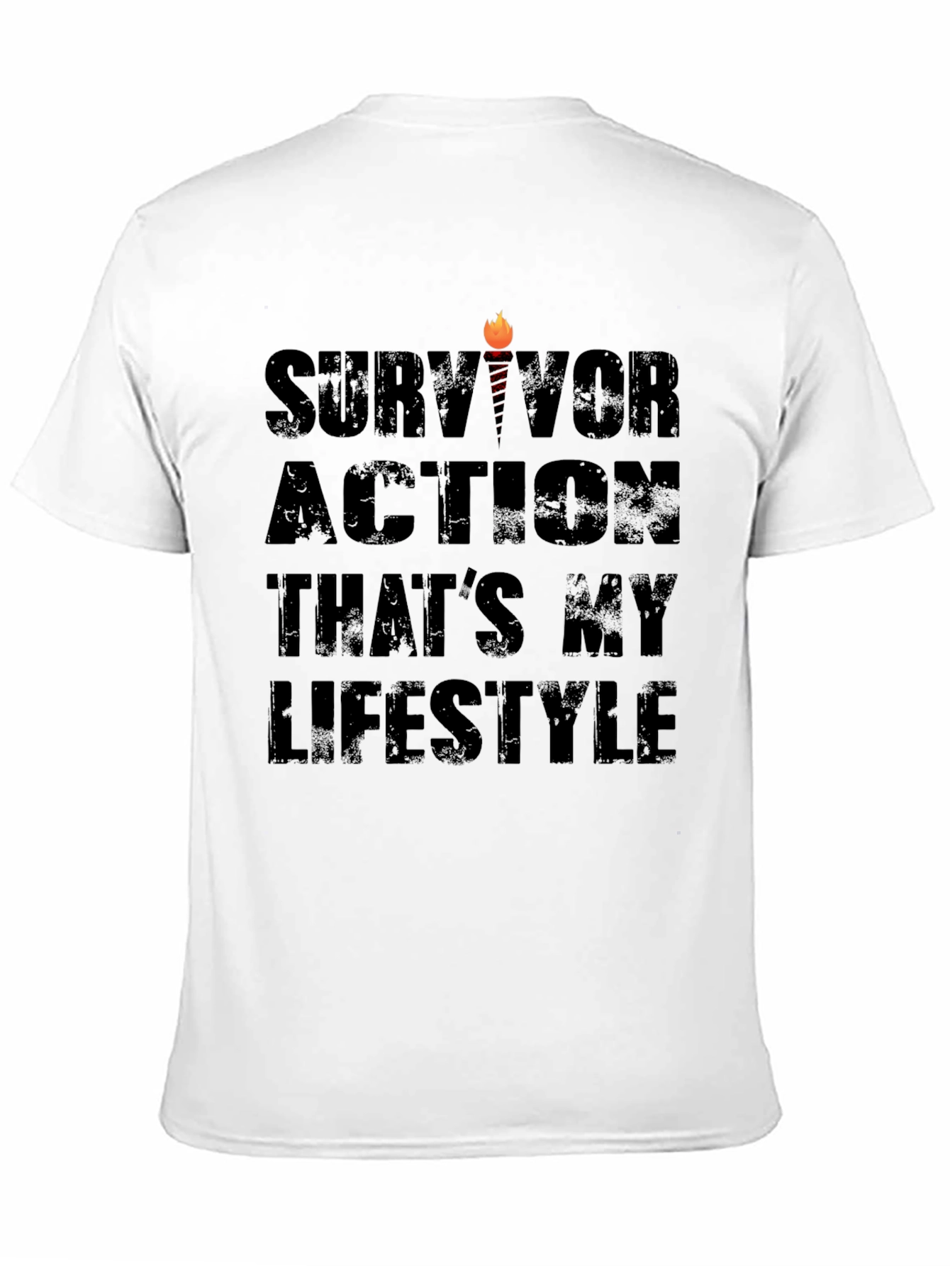 Survivor Action Lifestyle Graphic Tee