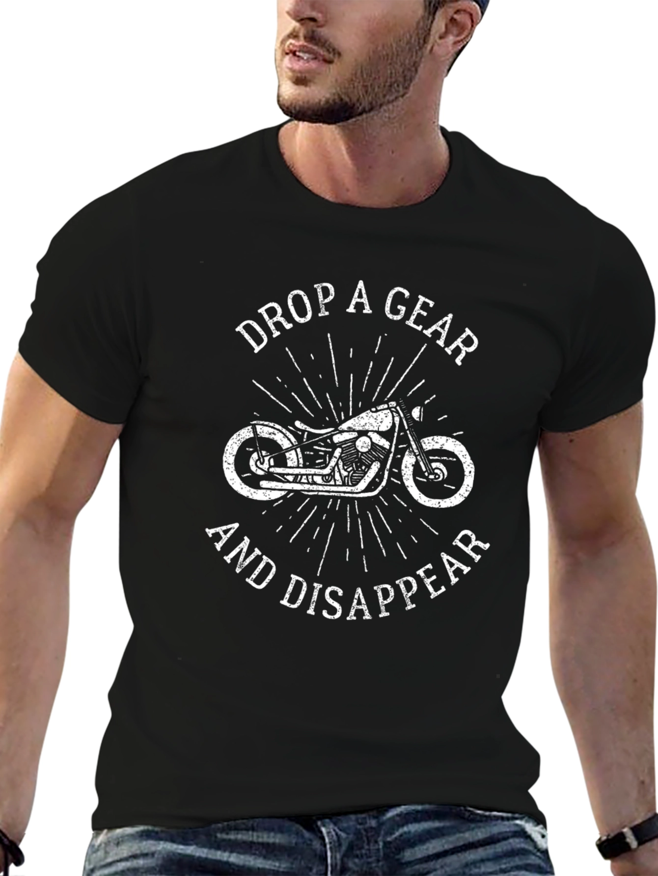 Drop a Gear and Disappear Graphic T-Shirt