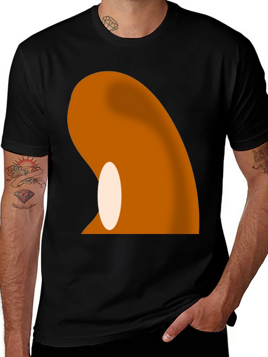 Abstract Graphic Black T-Shirt