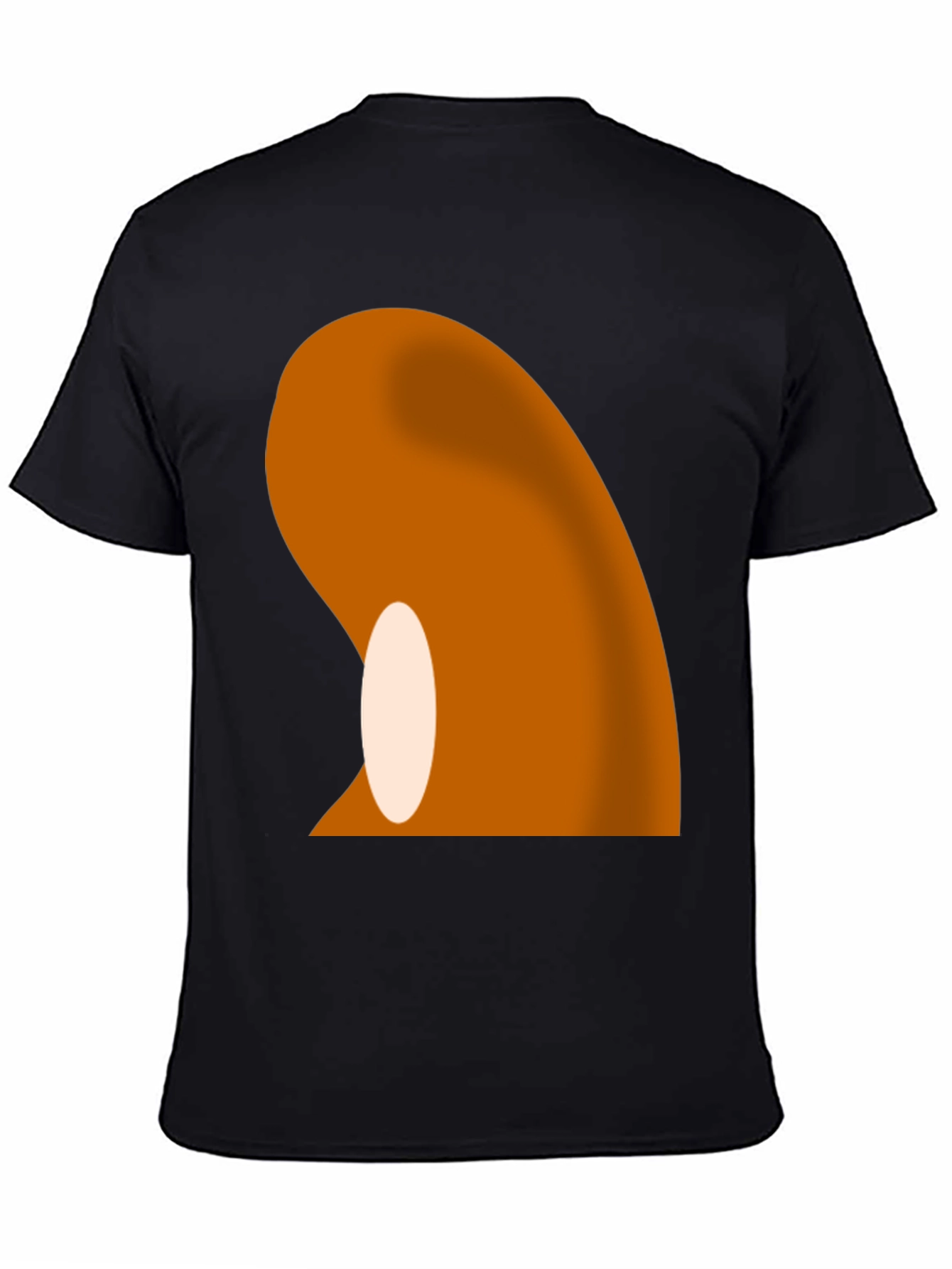 Abstract Graphic Black T-Shirt