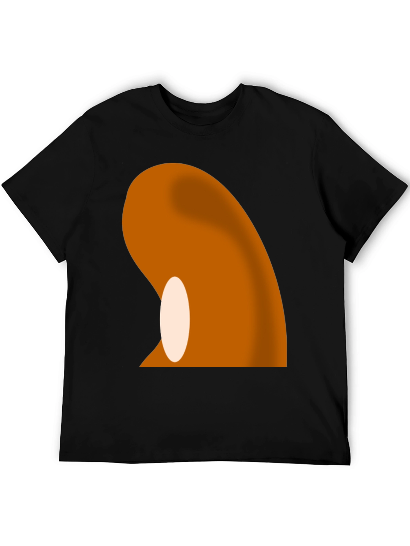 Abstract Graphic Black T-Shirt