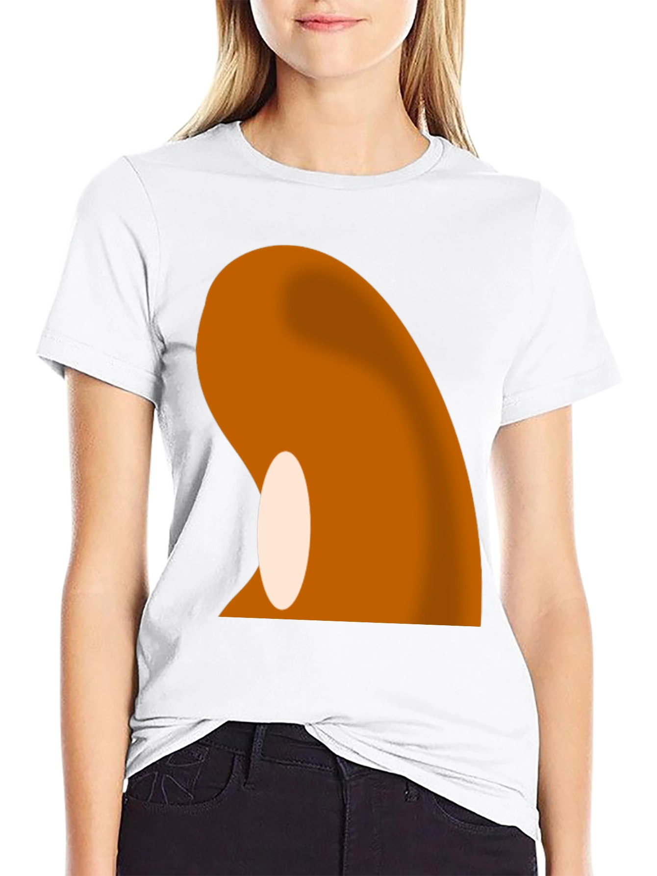 Abstract Graphic Black T-Shirt