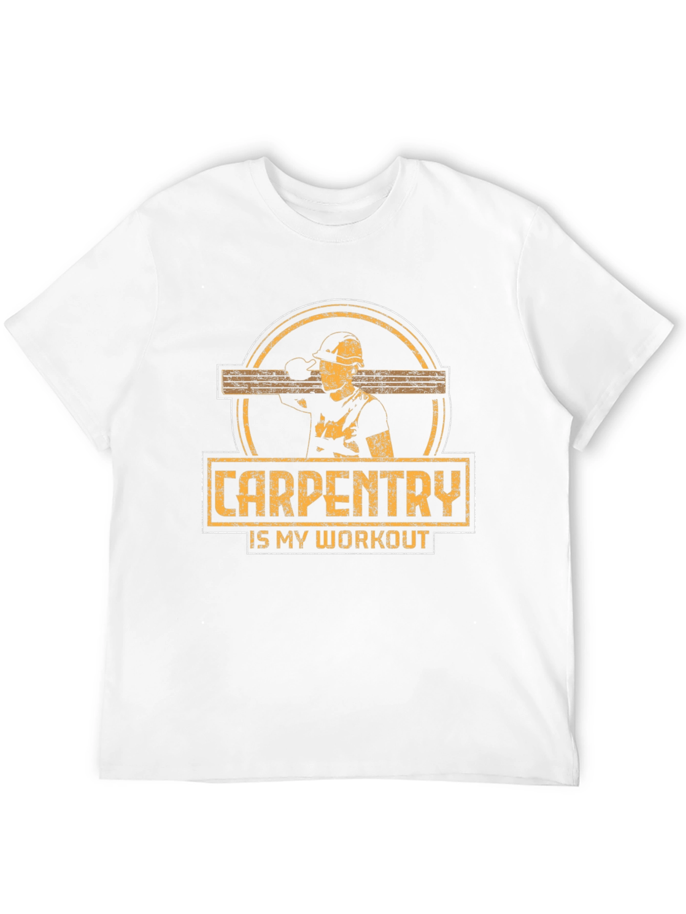Carpentry is My Workout Black T-Shirt