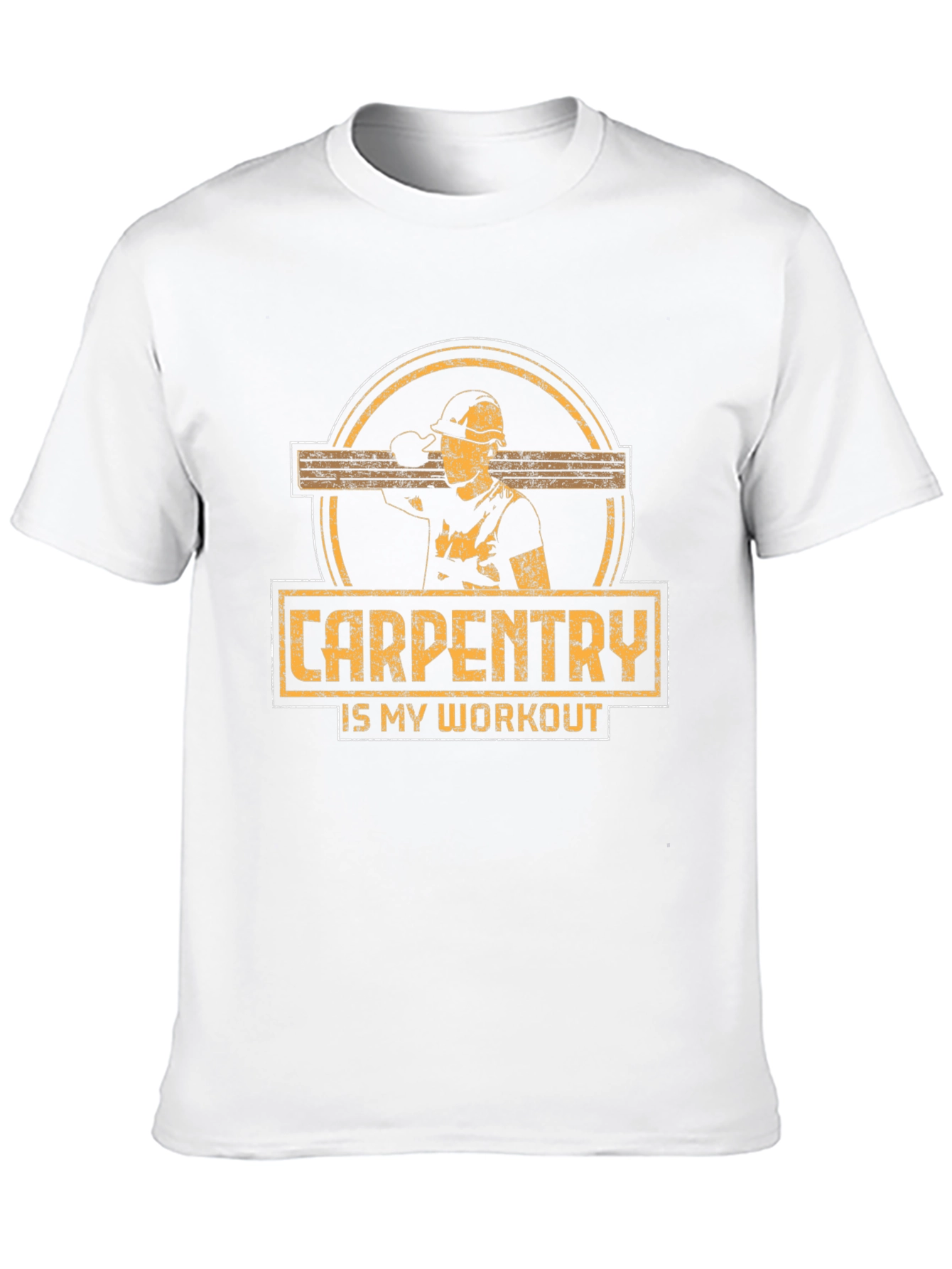 Carpentry is My Workout Black T-Shirt