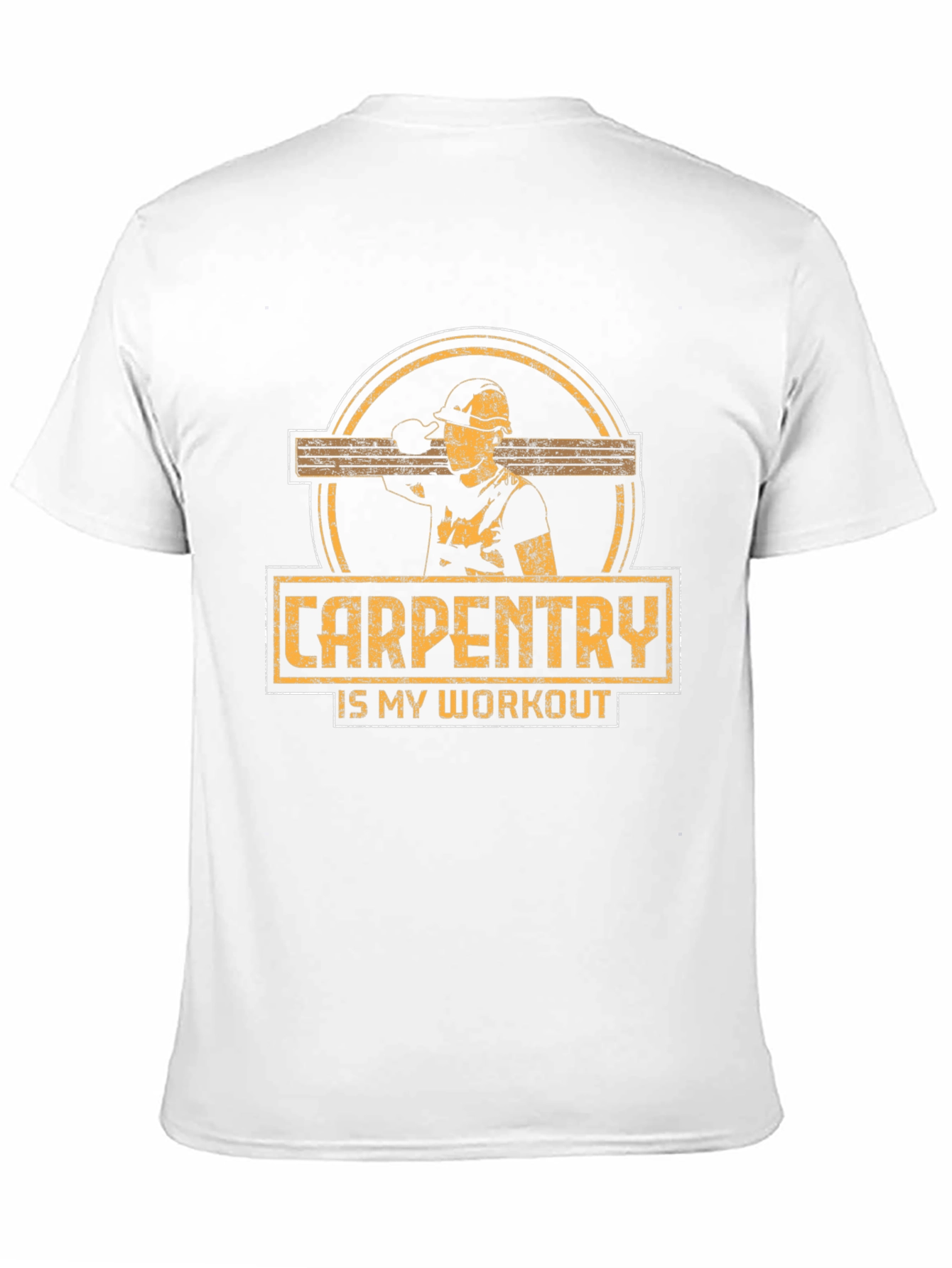 Carpentry is My Workout Black T-Shirt