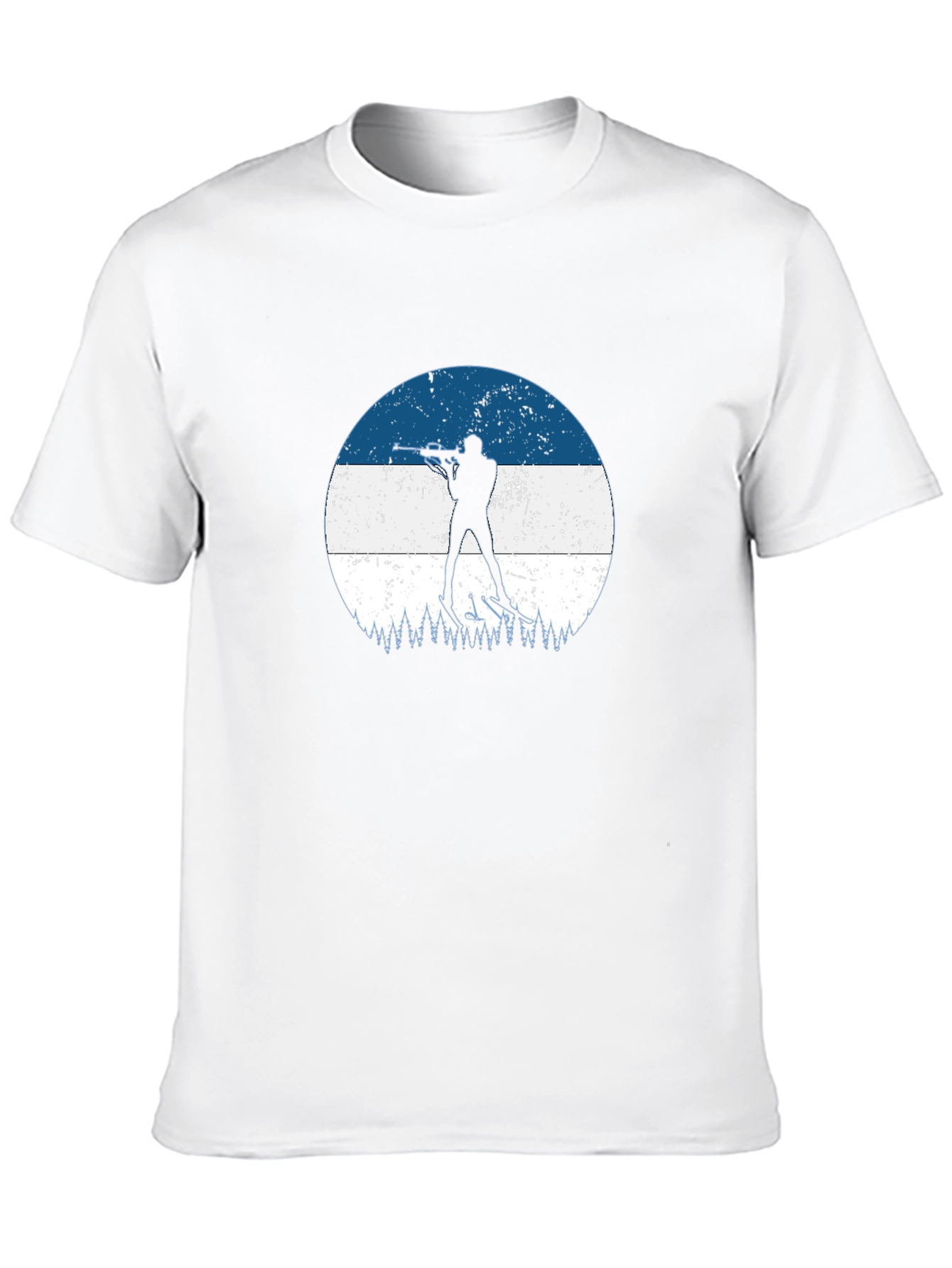 Biathlon Silhouette Black T-Shirt