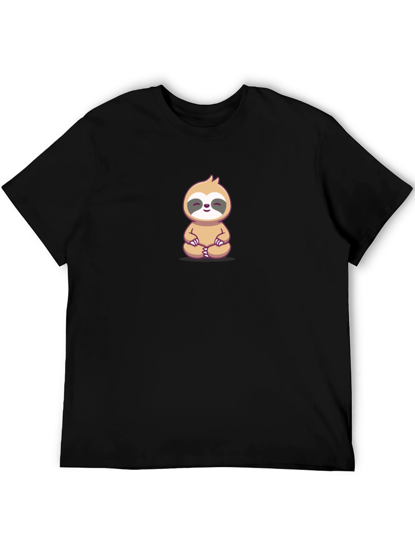 Meditating Sloth Graphic Tee - Relaxed Fit