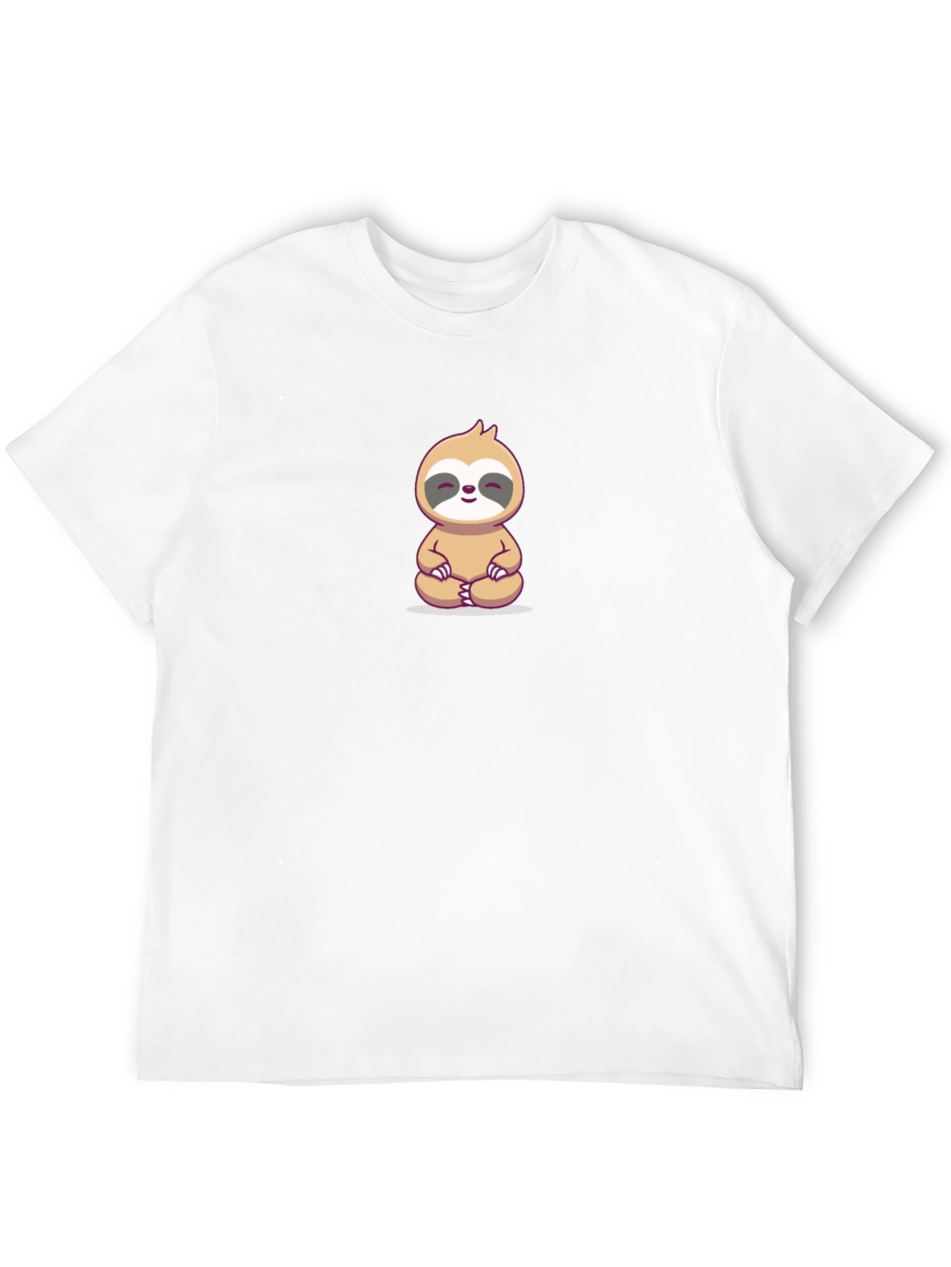 Meditating Sloth Graphic Tee - Relaxed Fit