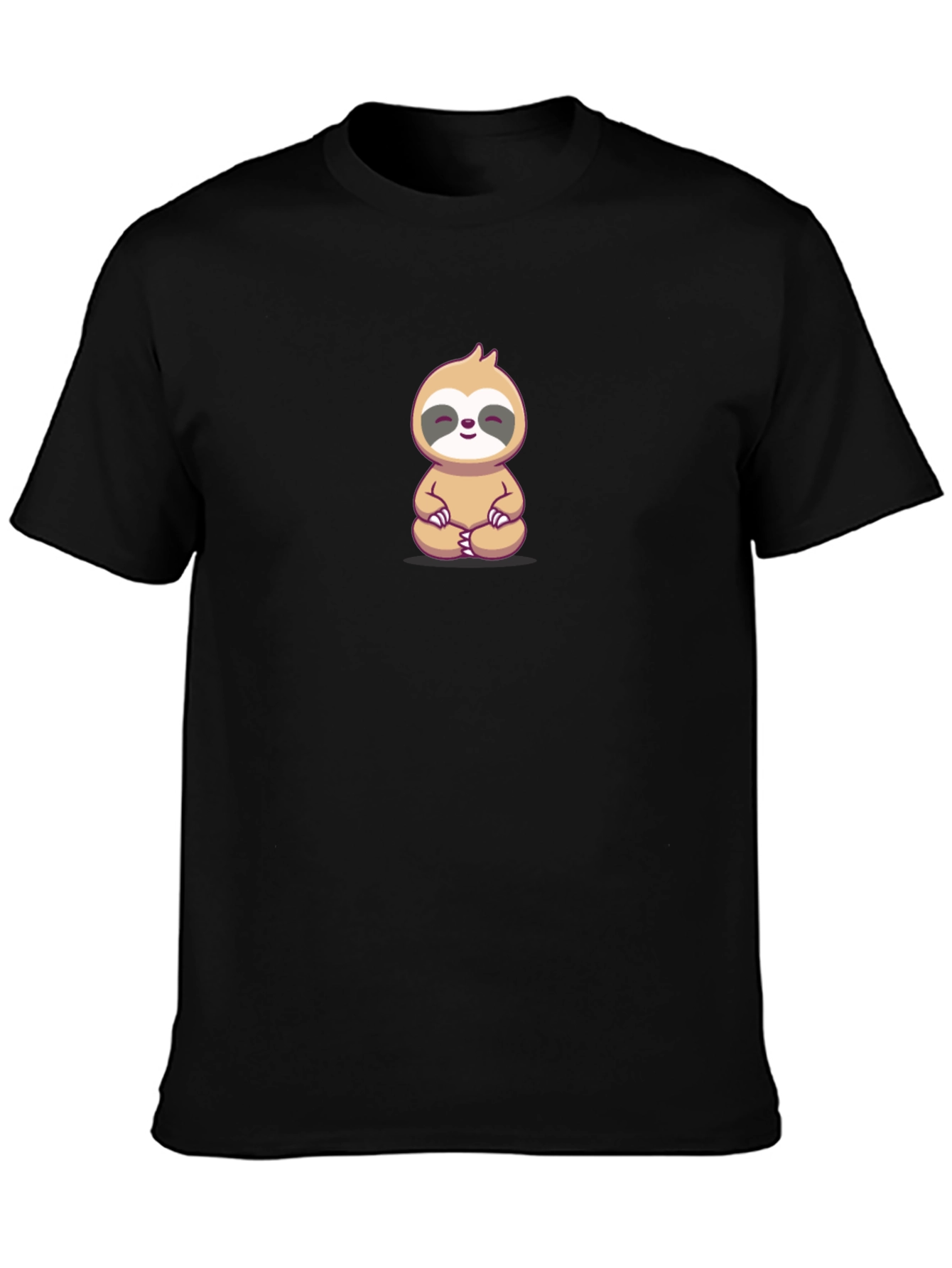 Meditating Sloth Graphic Tee - Relaxed Fit