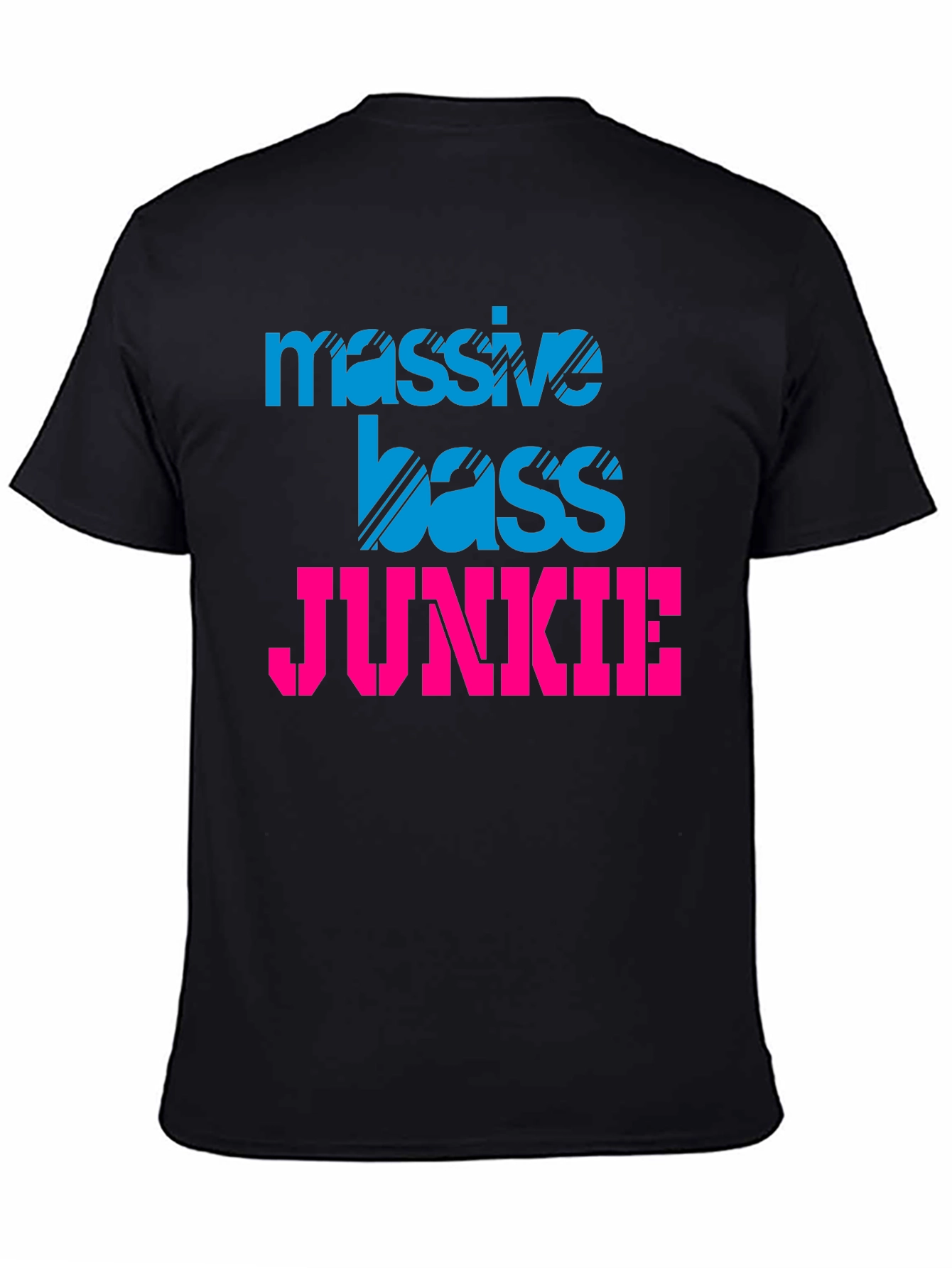Massive Bass Junkie Black Graphic Tee