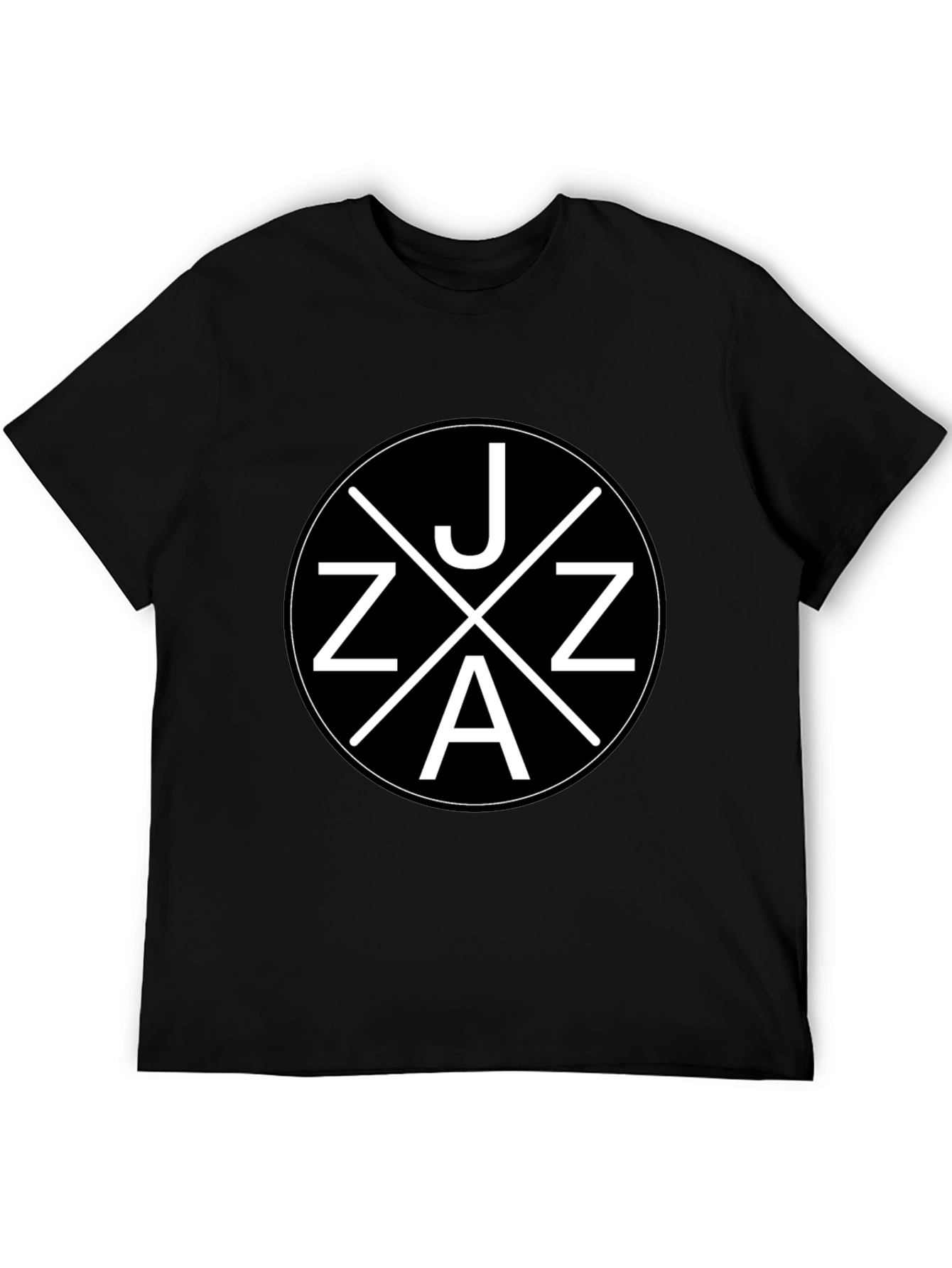JAZZ Graphic Tee - Unisex Black Cotton T-Shirt